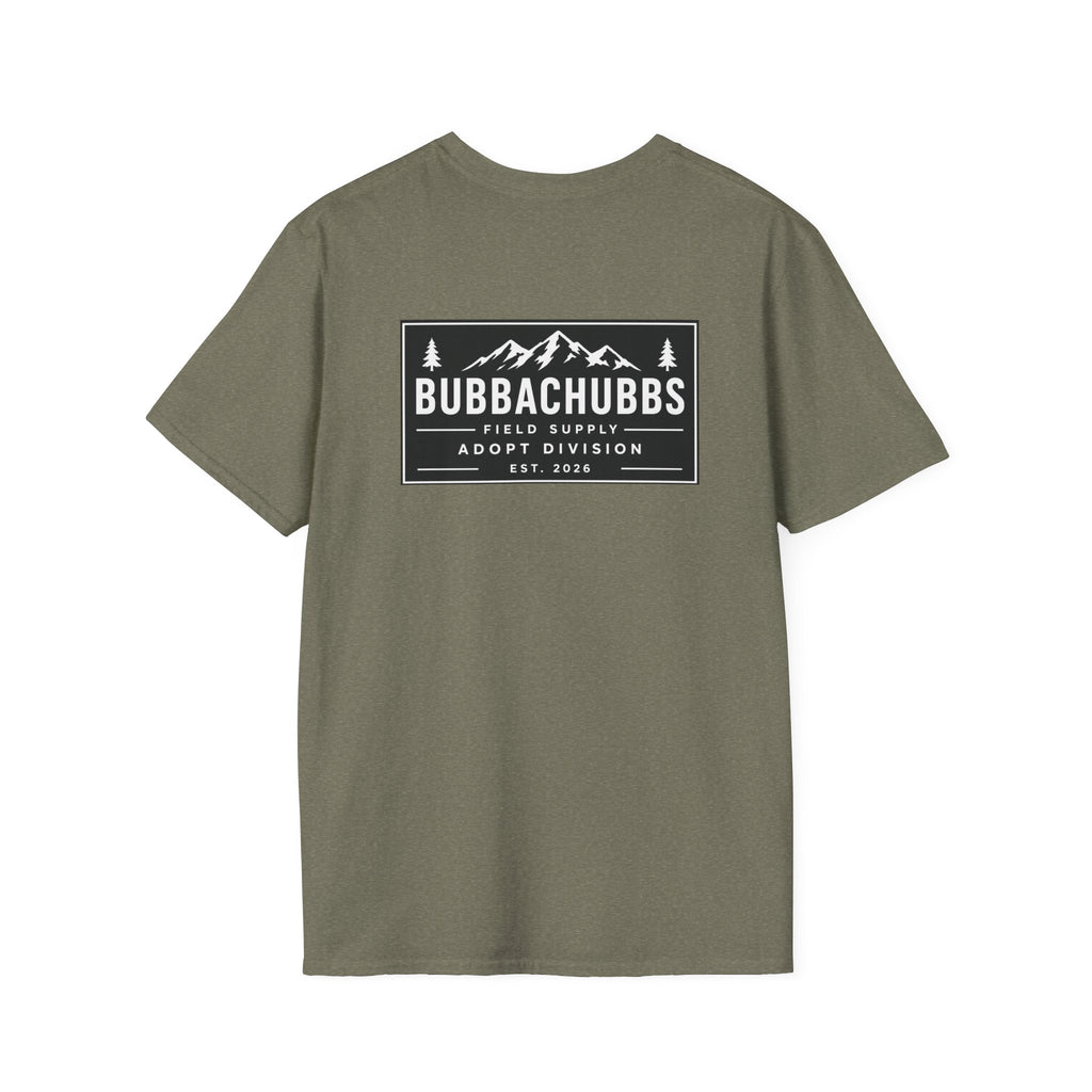 BubbaChubbs Logo front and Back Short-Sleeve Tee - BubbaChubbs Brand