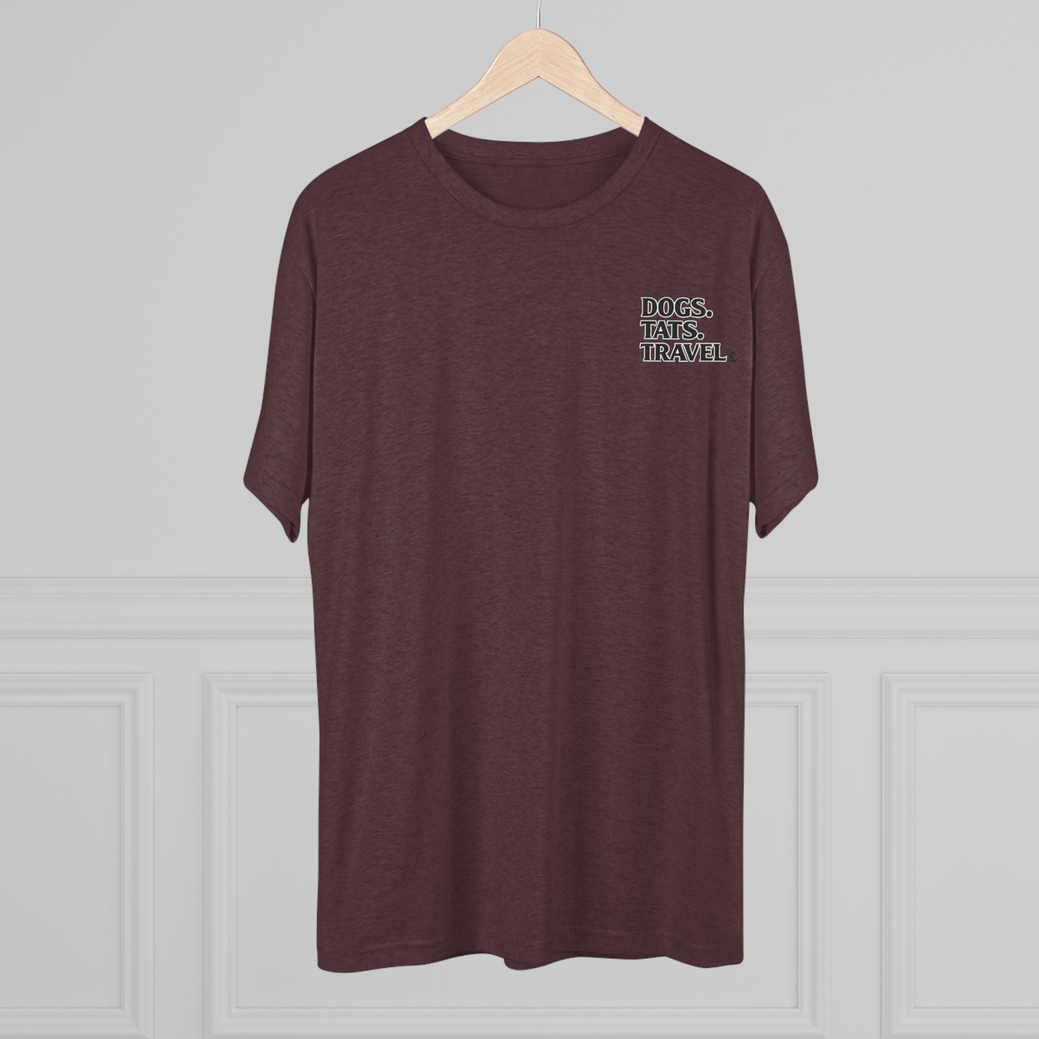BubbaChubbs Mountains Minimalist Dogs Tats Travel — Adventure Outdoor Crew Shirt - BubbaChubbs Brand