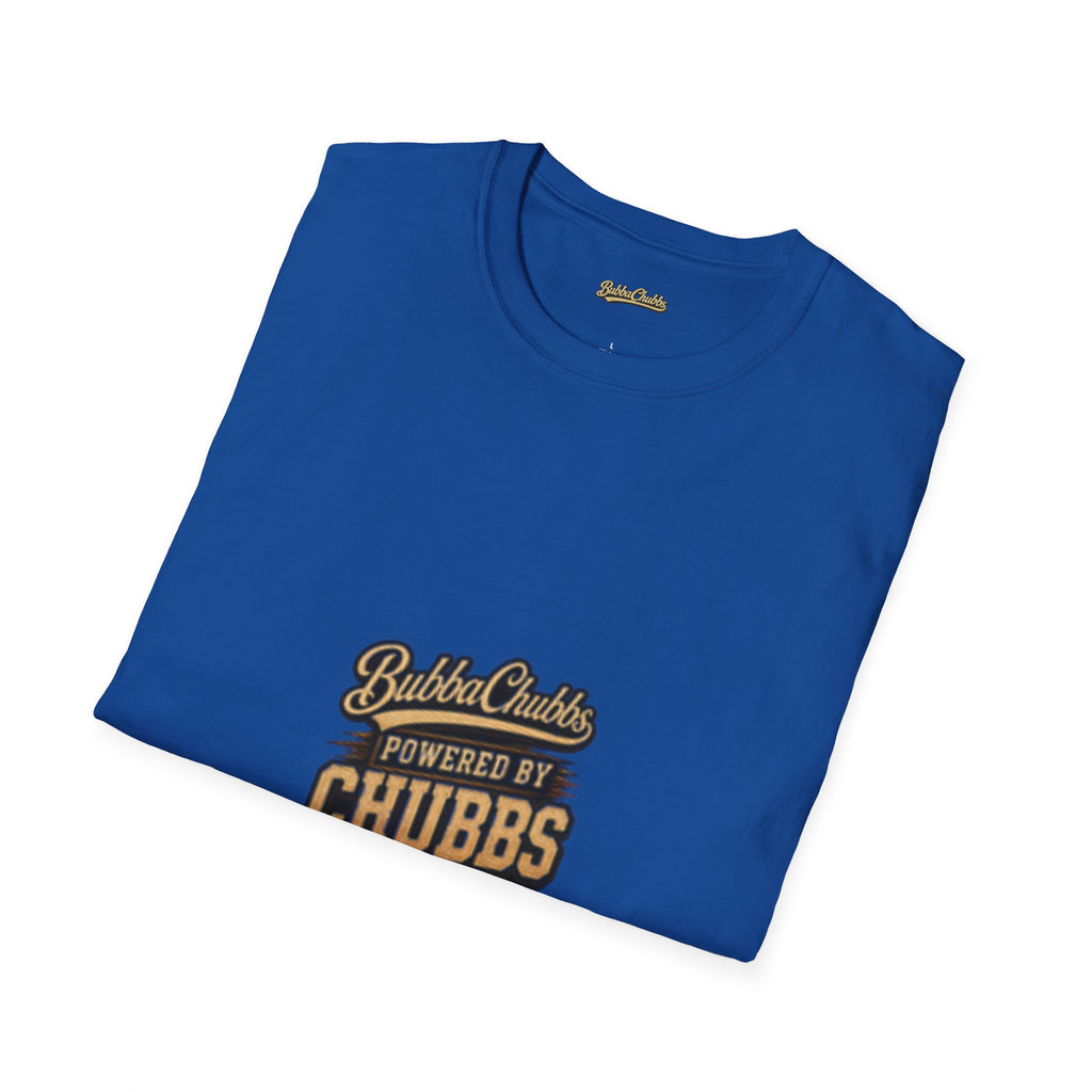 Powered by Chubbs Built Graphic Tee | BubbaChubbs T-Shirt