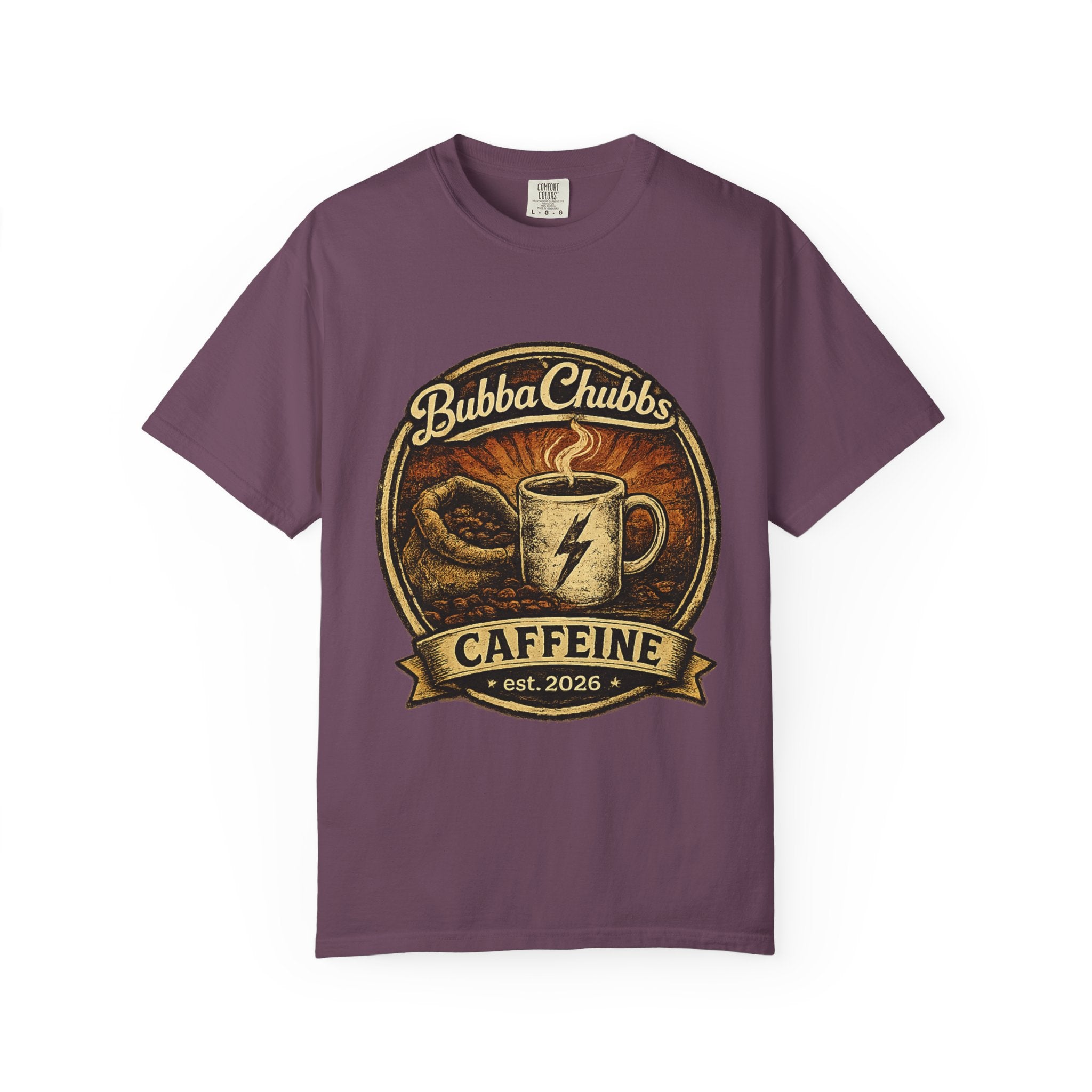 Coffee Jolt Graphic Tee | BubbaChubbs Get Out Stay Wild T-Shirt