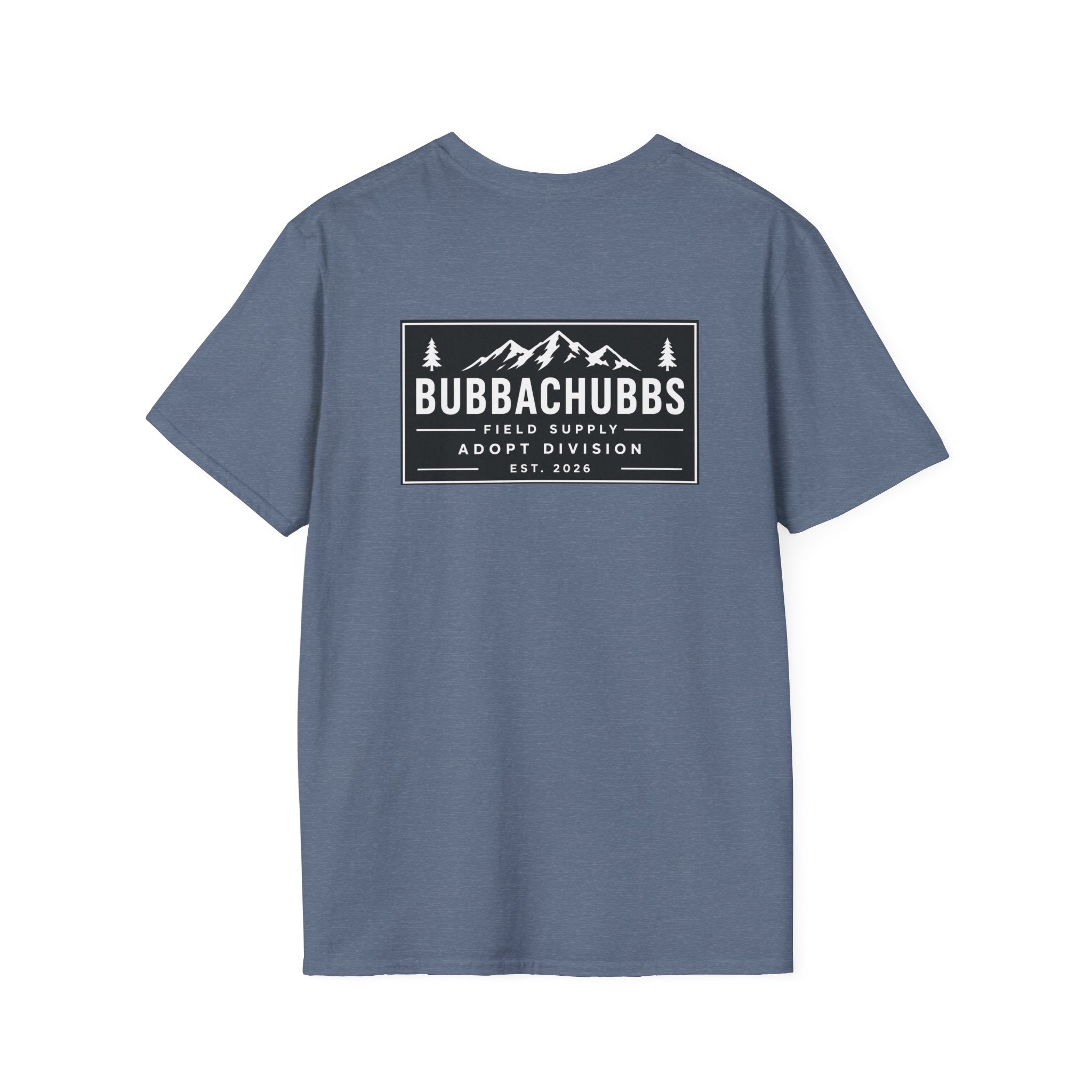 BubbaChubbs Logo front and Back Short-Sleeve Tee - BubbaChubbs Brand