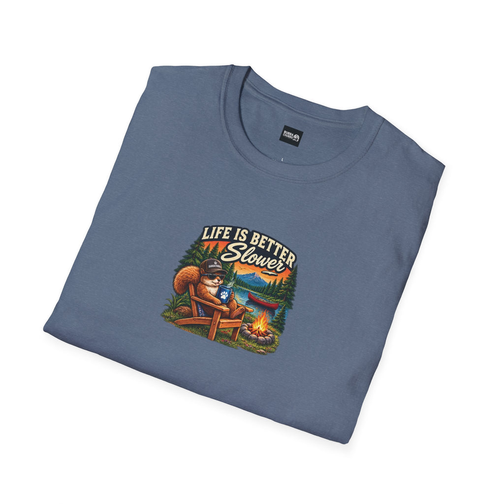Life Is Better Slower Campfire T-Shirt