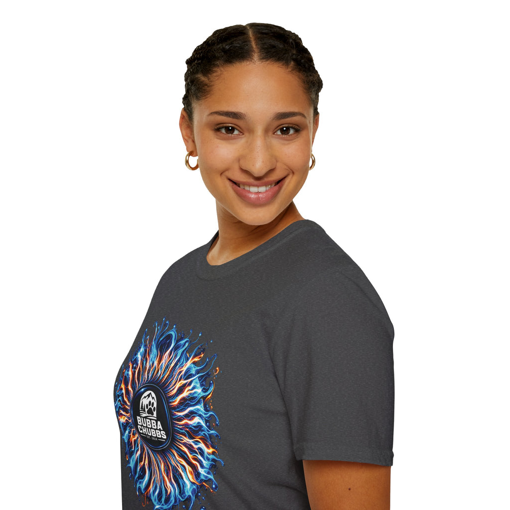 T-Shirt — Bubba Chubbs Fiery Wave Graphic Tee