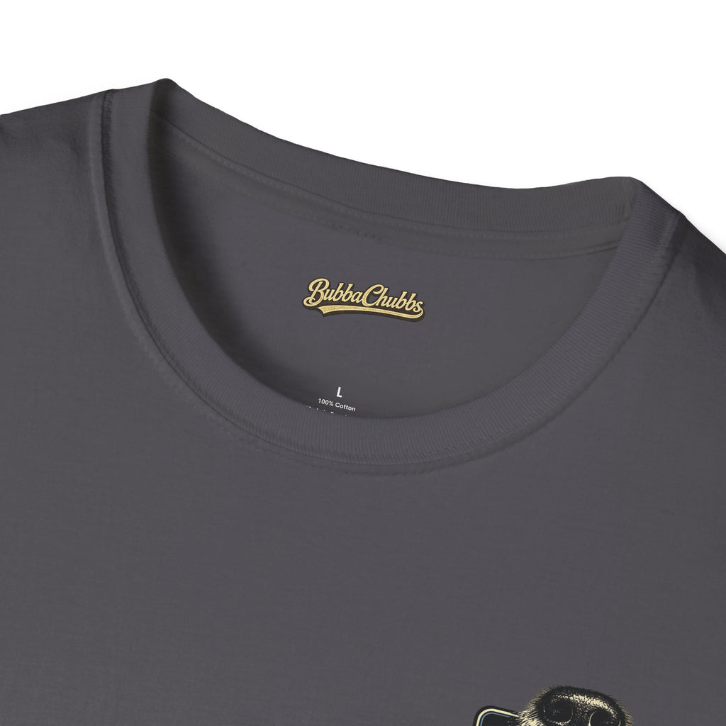BubbaChubbs Never Stop Being Nosey Small Logo Short-Sleeve Tee - BubbaChubbs Brand