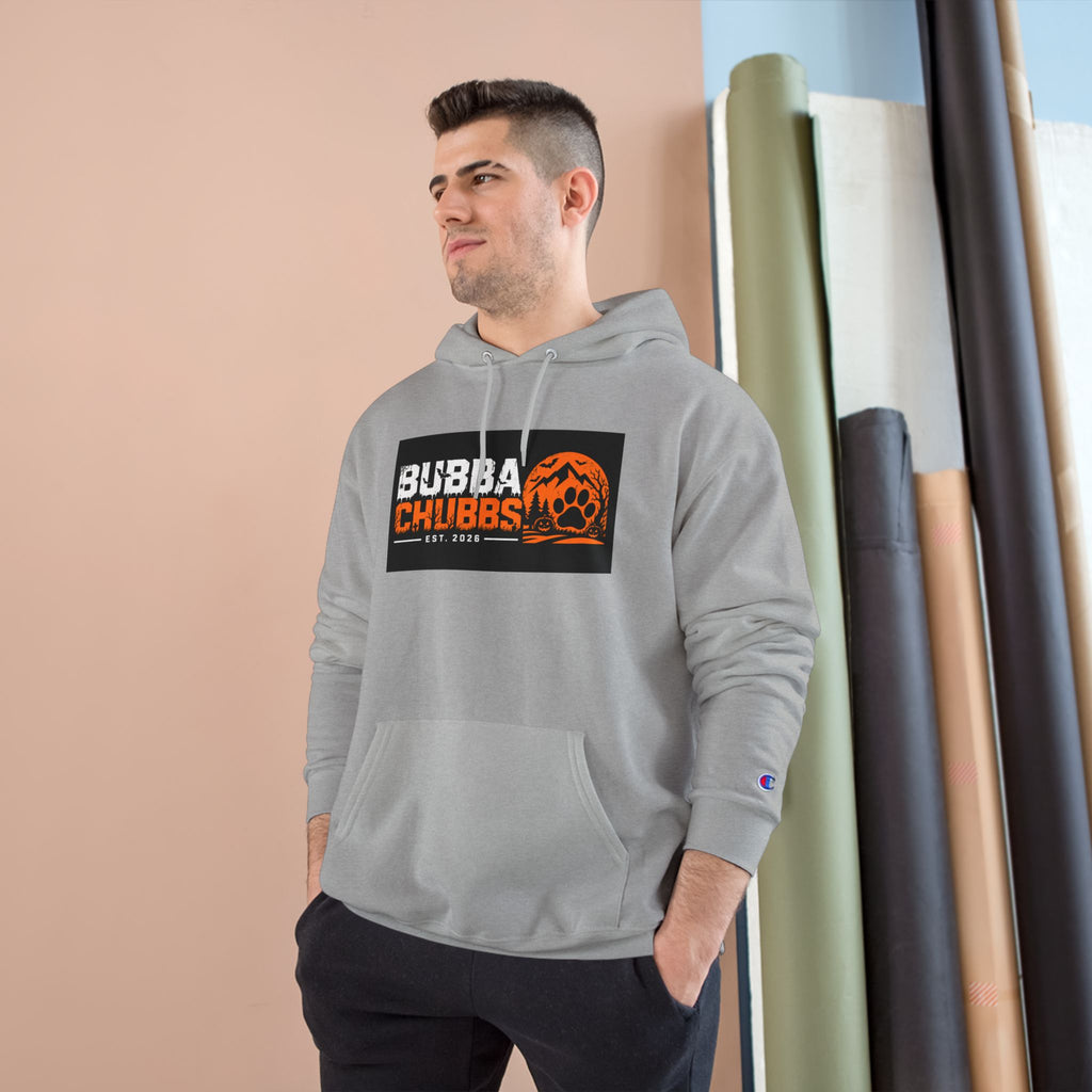 Halloween BubbaChubbs Paw Logo Champion Hoodie