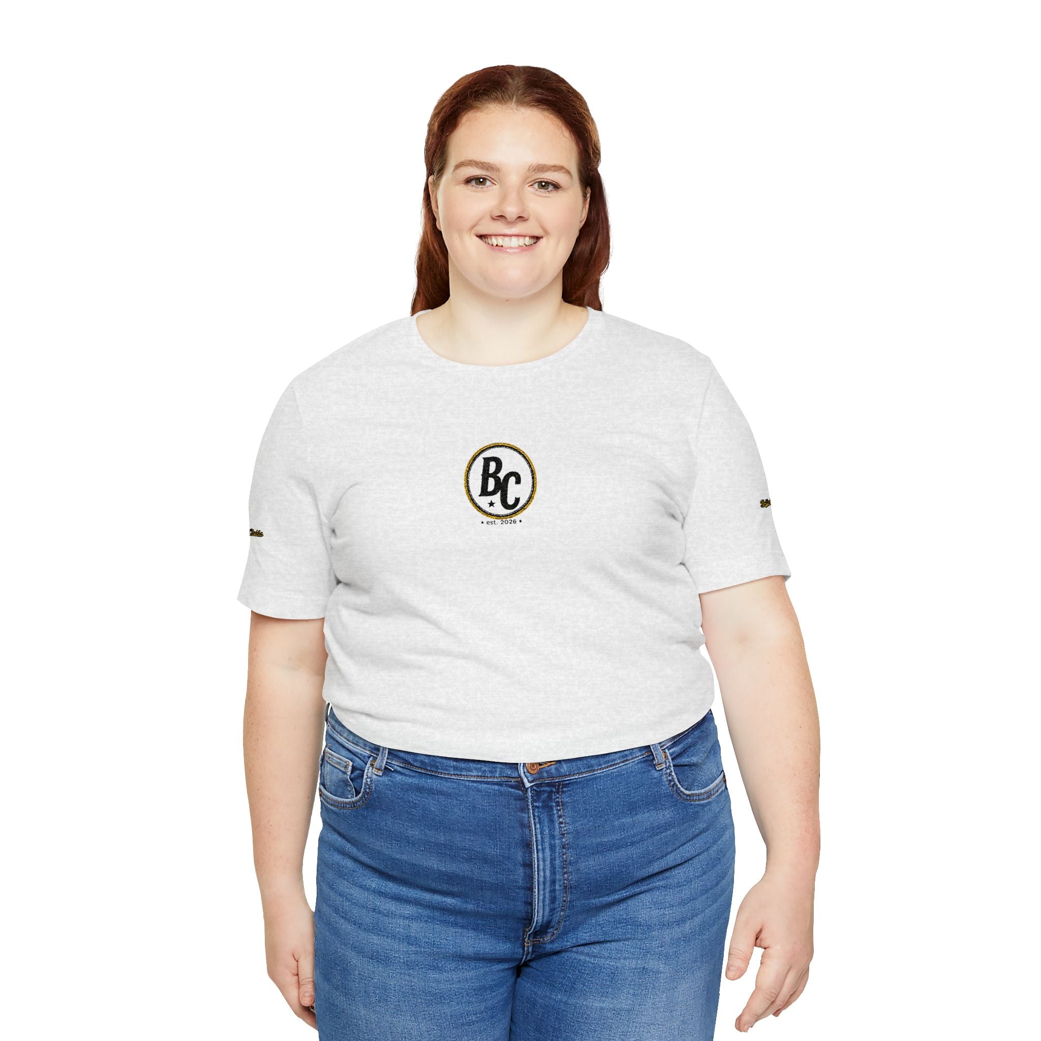 BubbaChubbs - Embroidered Logo - Unisex Jersey Short Sleeve Tee