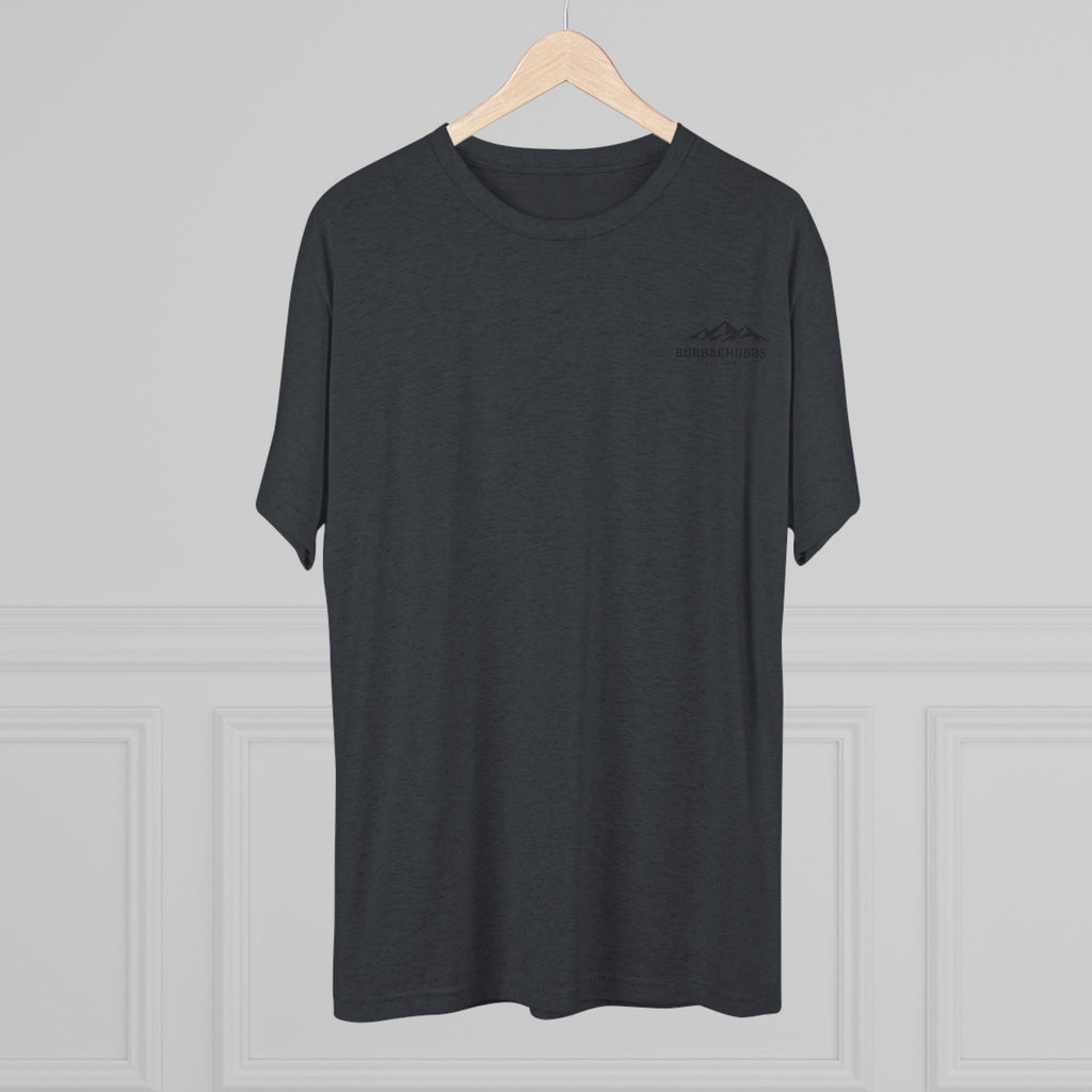 BubbaChubbs Mountains Minimalist Logo Tee — Adventure Outdoor Crew Shirt - BubbaChubbs Brand