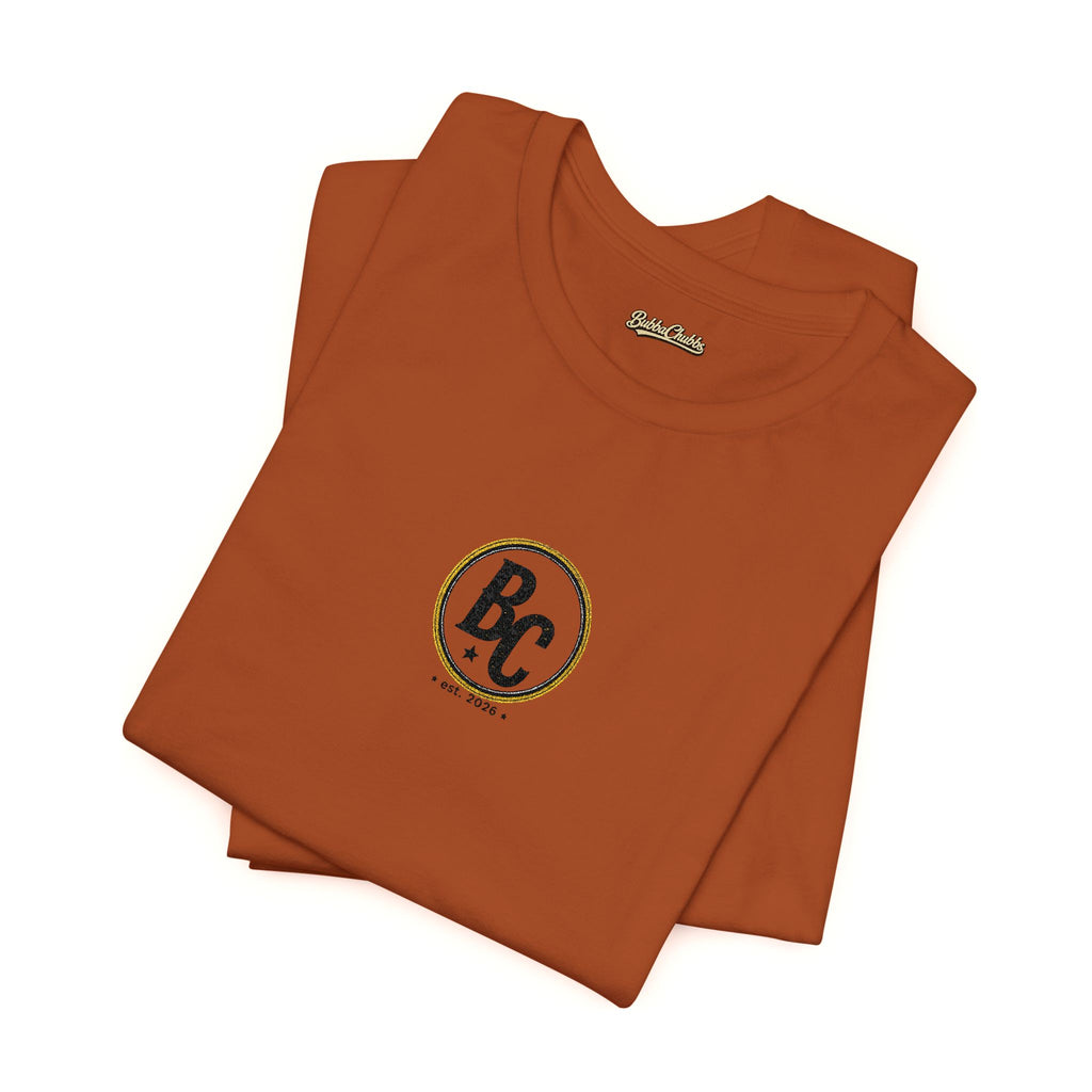 BubbaChubbs - Embroidered Logo - Unisex Jersey Short Sleeve Tee