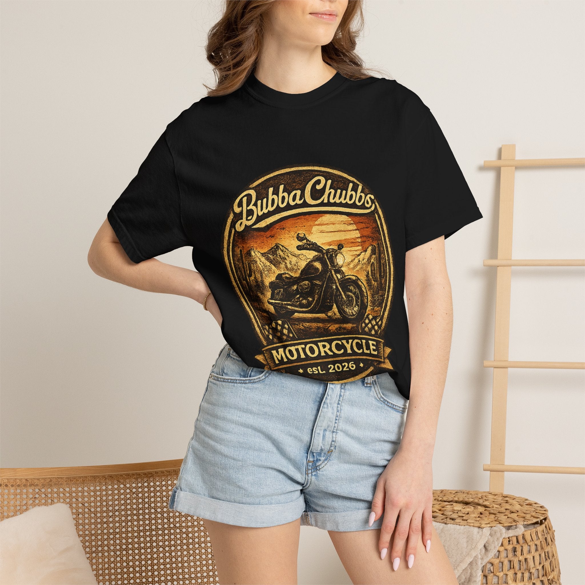 Motorcycle Graphic Tee | BubbaChubbs Biker Get Out Stay Wild T-Shirt