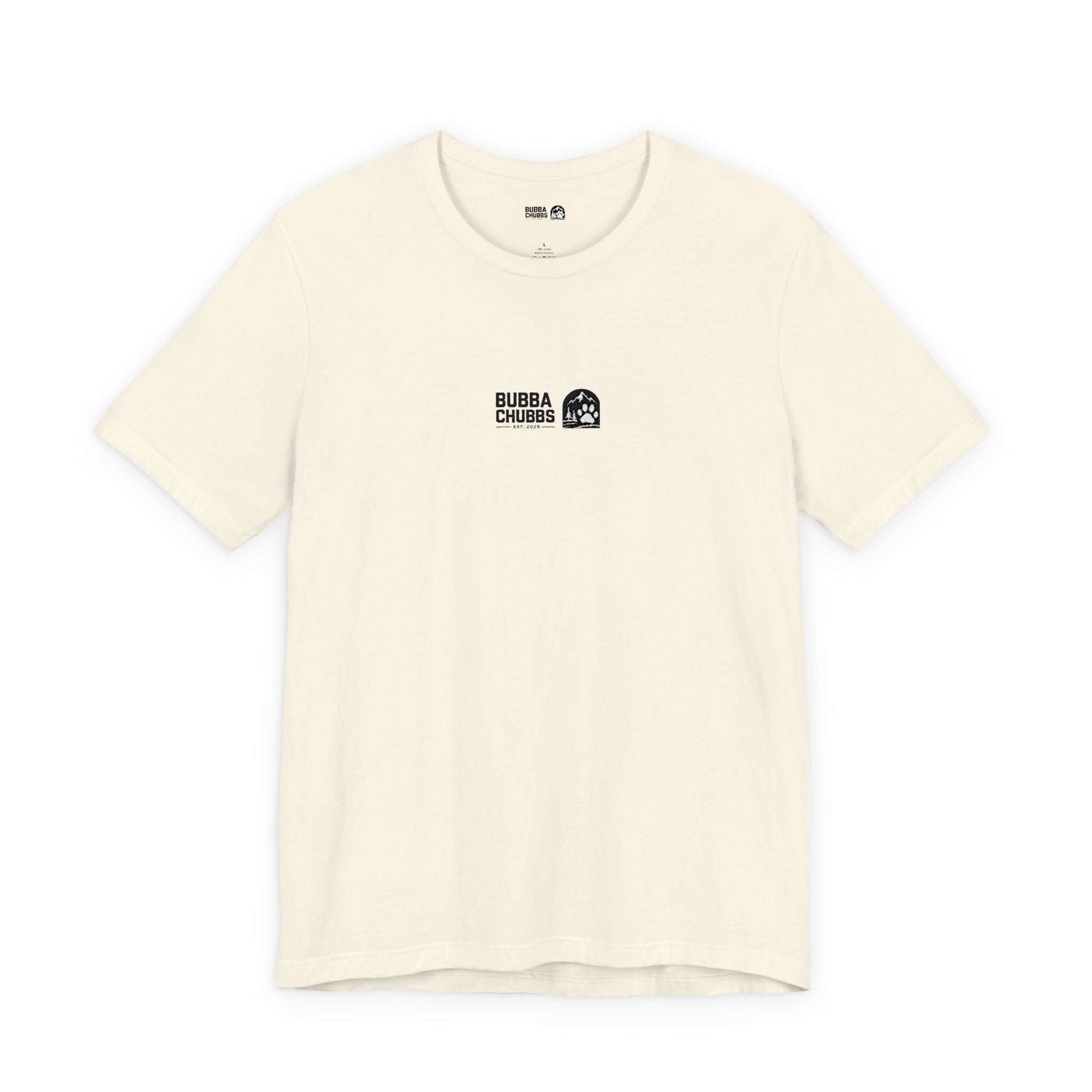 BubbaChubbs - Embroidered Logo - Unisex Jersey Short Sleeve Tee Printify