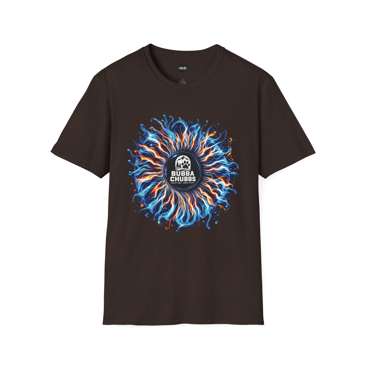 T-Shirt — Bubba Chubbs Fiery Wave Graphic Tee