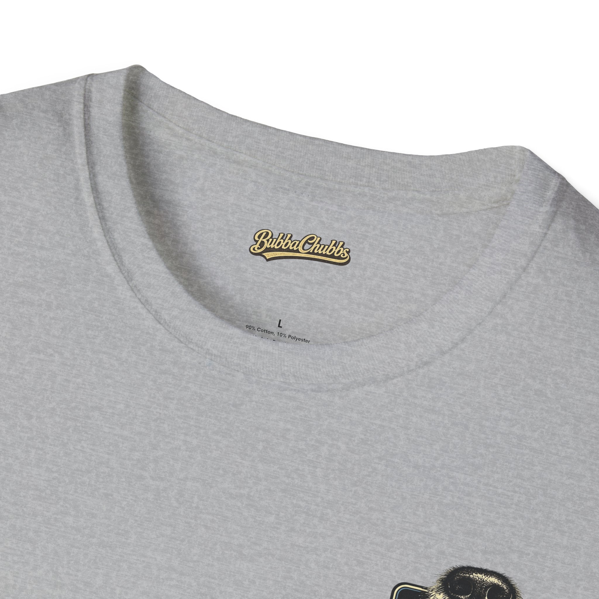 BubbaChubbs Never Stop Being Nosey Small Logo Short-Sleeve Tee - BubbaChubbs Brand