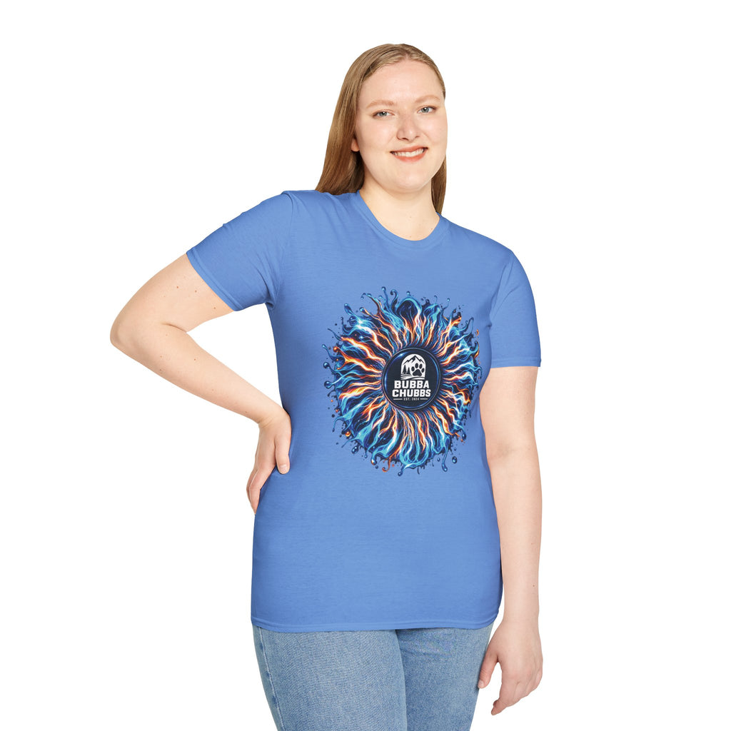 T-Shirt — Bubba Chubbs Fiery Wave Graphic Tee