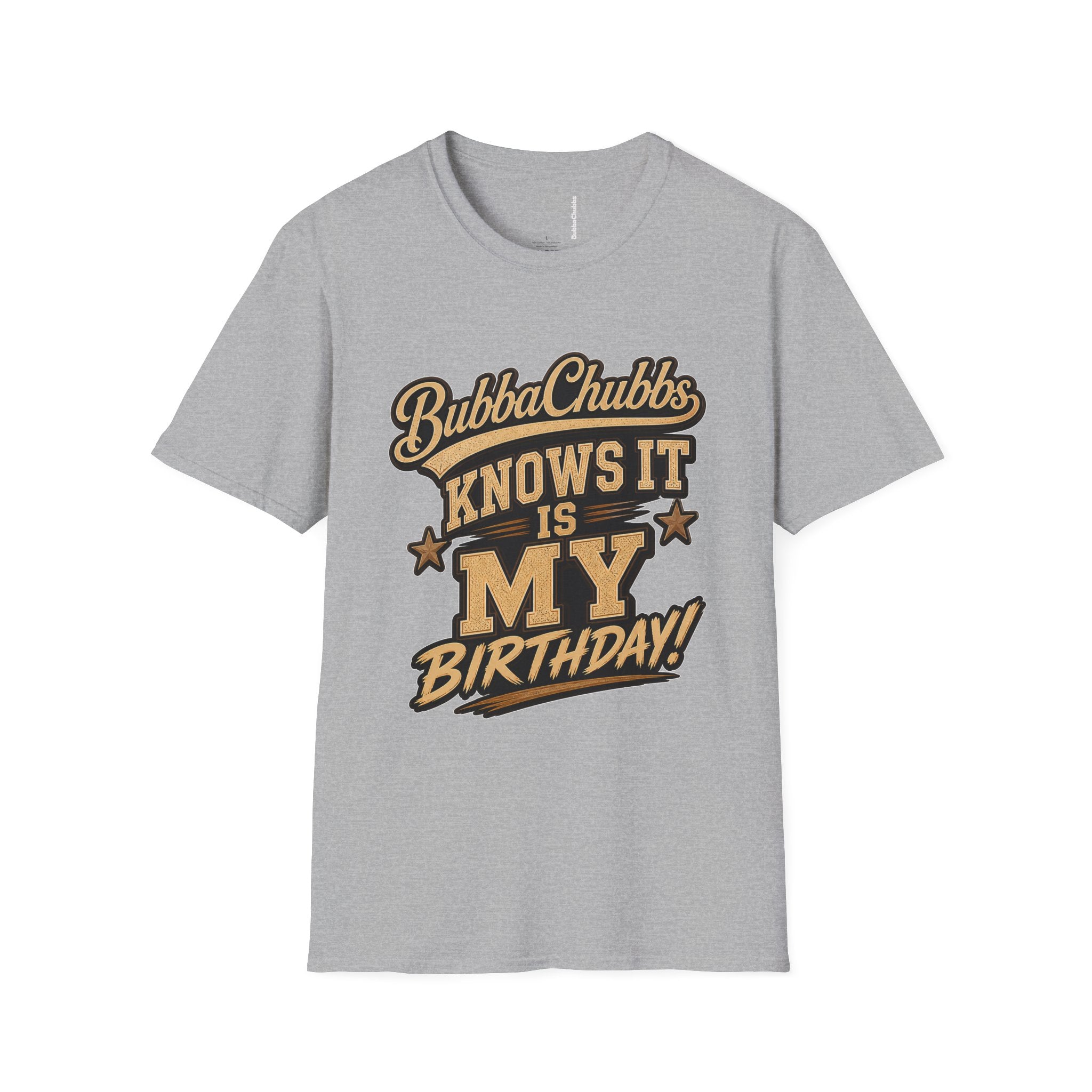 Birthday Graphic Tee | BubbaChubbs Celebration T-Shirt Gift
