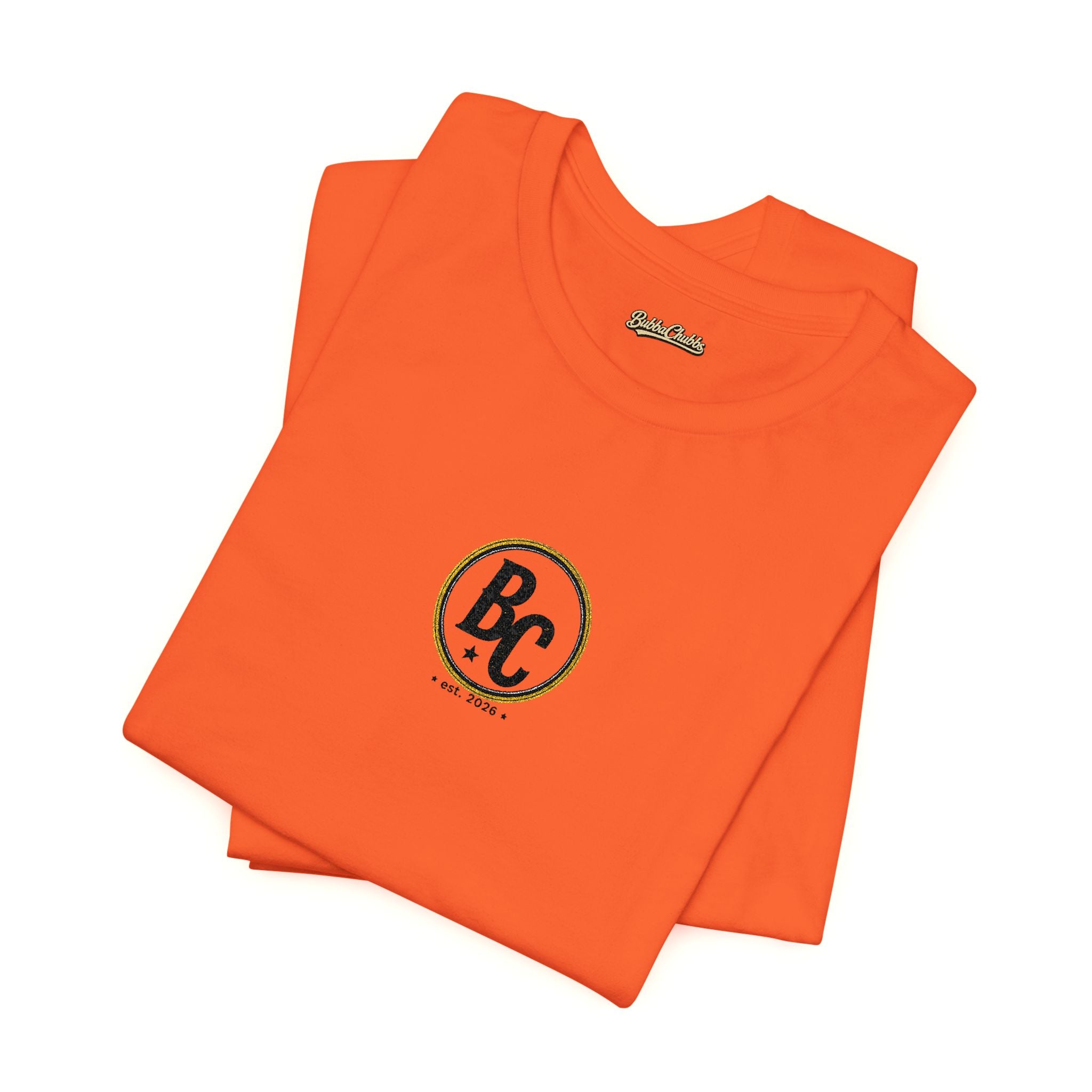 BubbaChubbs - Embroidered Logo - Unisex Jersey Short Sleeve Tee