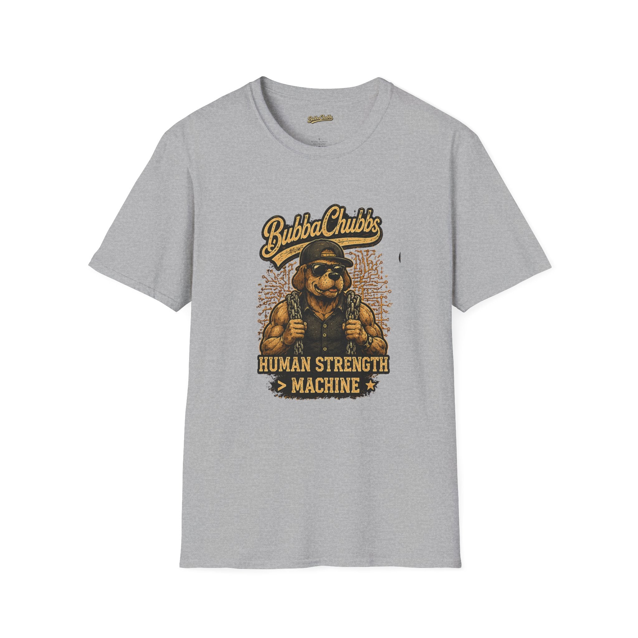 Human Strength Graphic Tee | BubbaChubbs Motivational T-Shirt