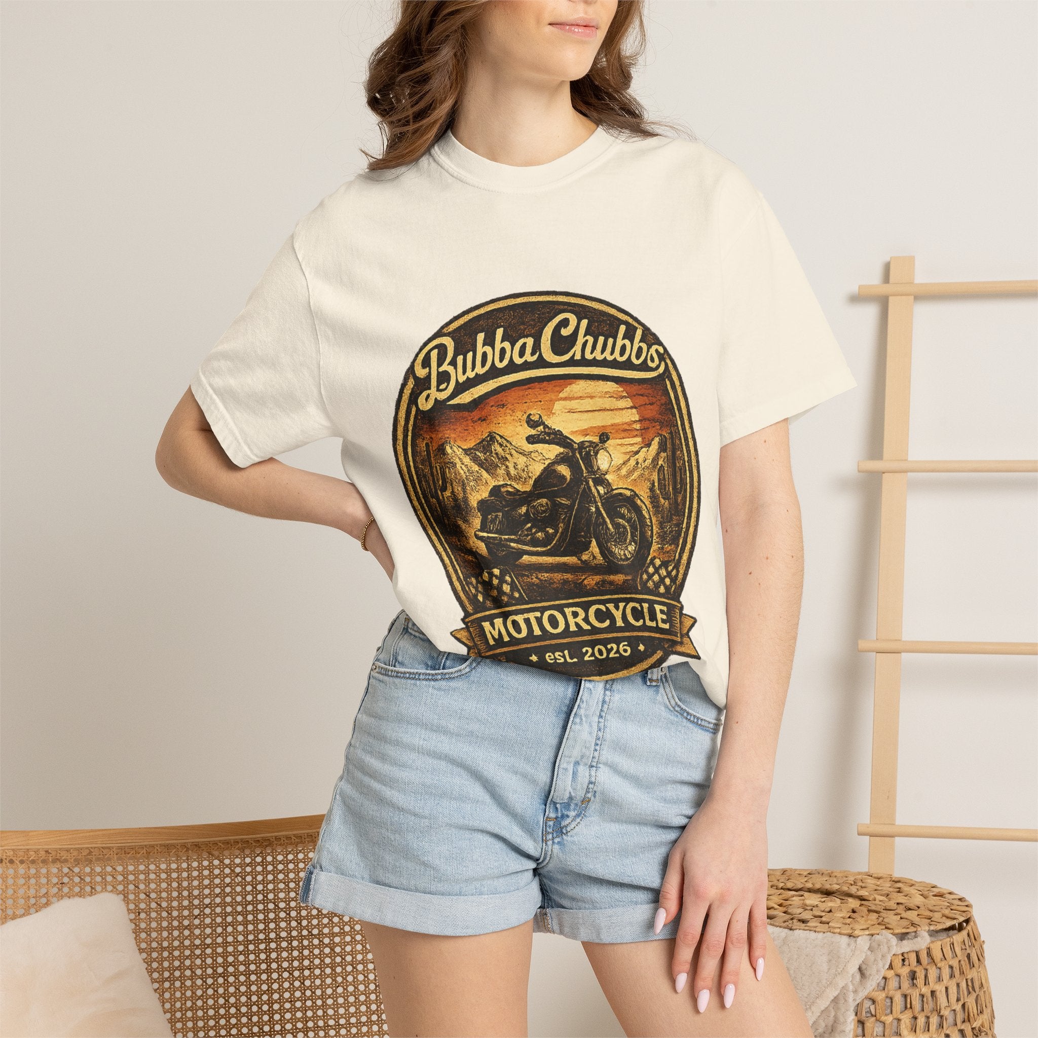 Motorcycle Graphic Tee | BubbaChubbs Biker Get Out Stay Wild T-Shirt