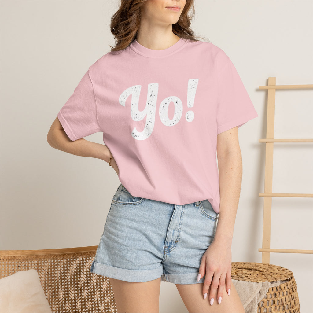 BubbaChubbs Yo! White Lettering Tee - BubbaChubbs Brand