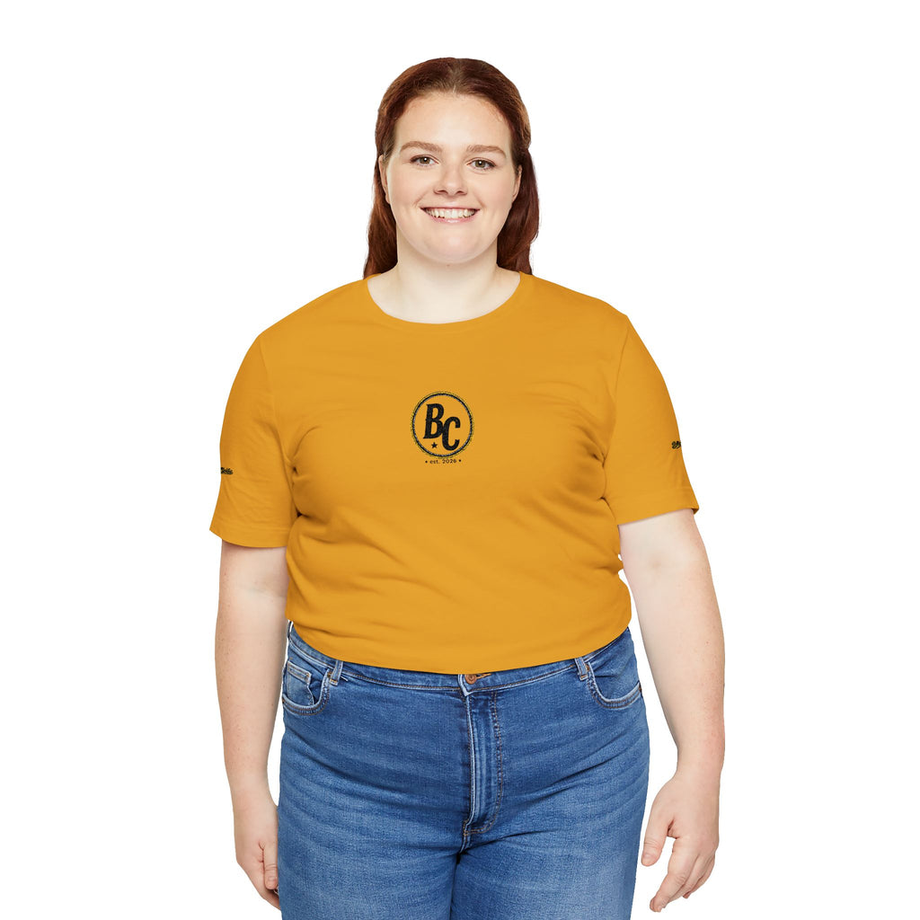 BubbaChubbs - Embroidered Logo - Unisex Jersey Short Sleeve Tee