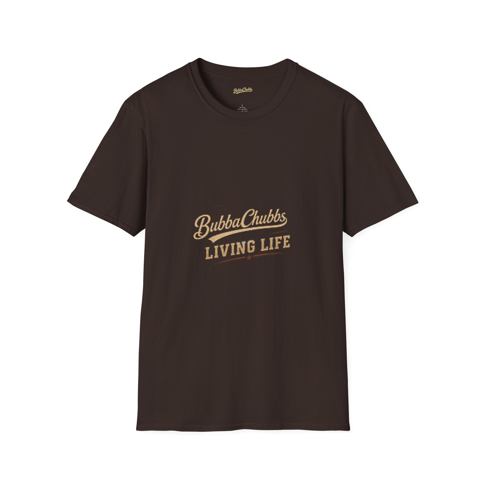 Living Life Graphic Tee | BubbaChubbs Lifestyle T-Shirt for Men & Women