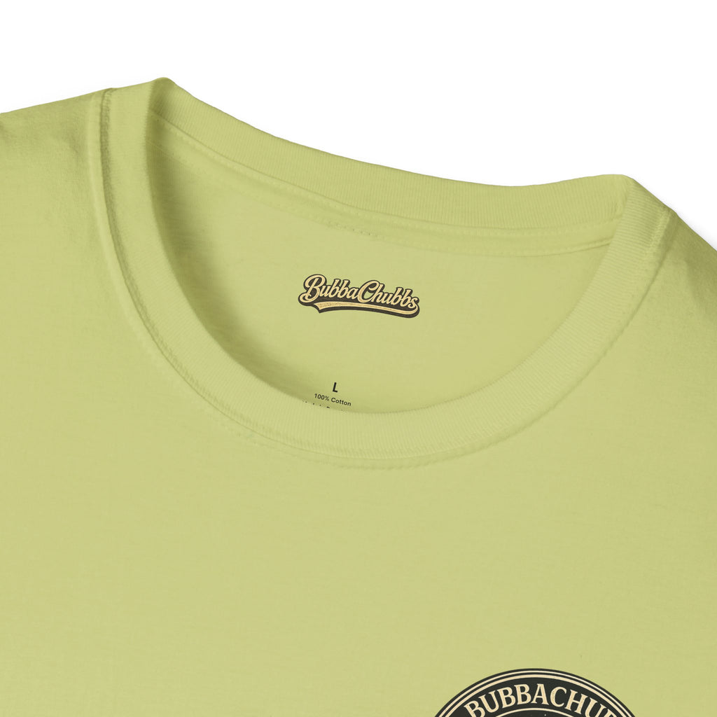 BubbaChubbs Himself Chest Full Small Logo Short-Sleeve Tee - BubbaChubbs Brand
