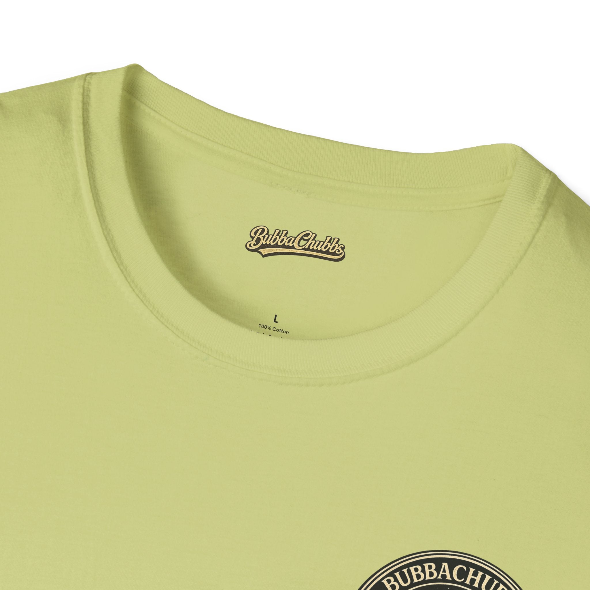 BubbaChubbs Himself Chest Full Small Logo Short-Sleeve Tee - BubbaChubbs Brand