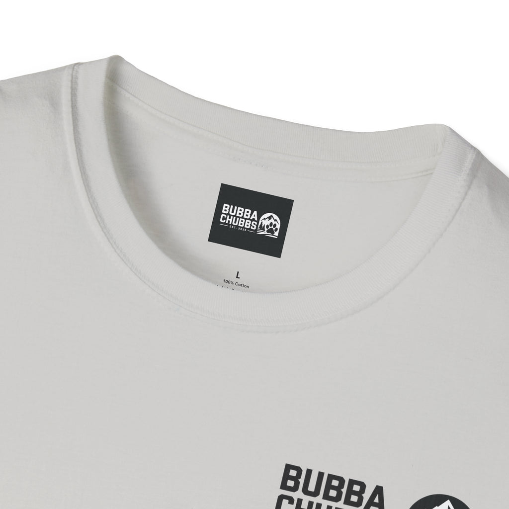 BubbaChubbs Updated Modern Logo Transparent Short-Sleeve Tee - BubbaChubbs Brand