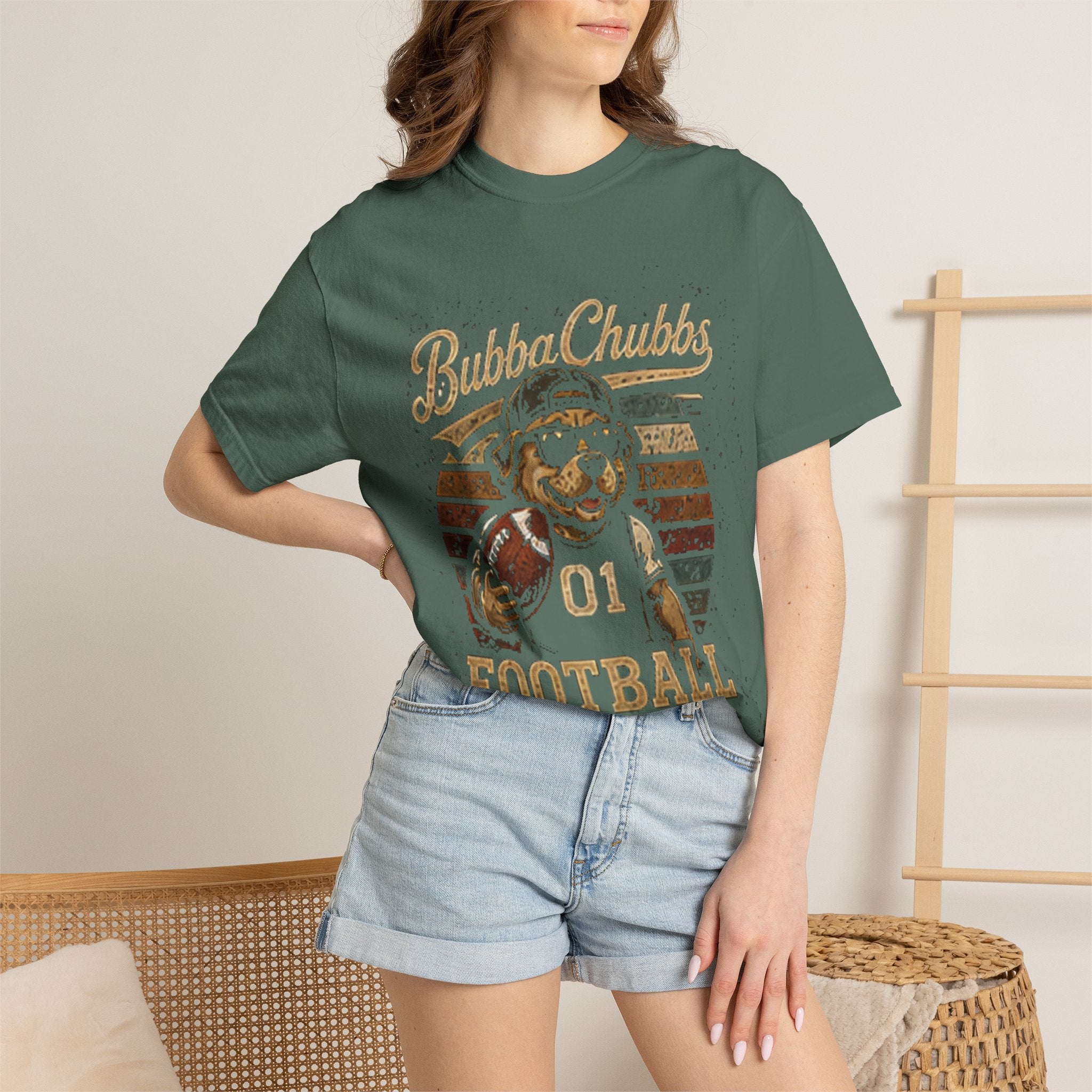 Football Graphic Tee | BubbaChubbs Get Out Stay Wild T-Shirt