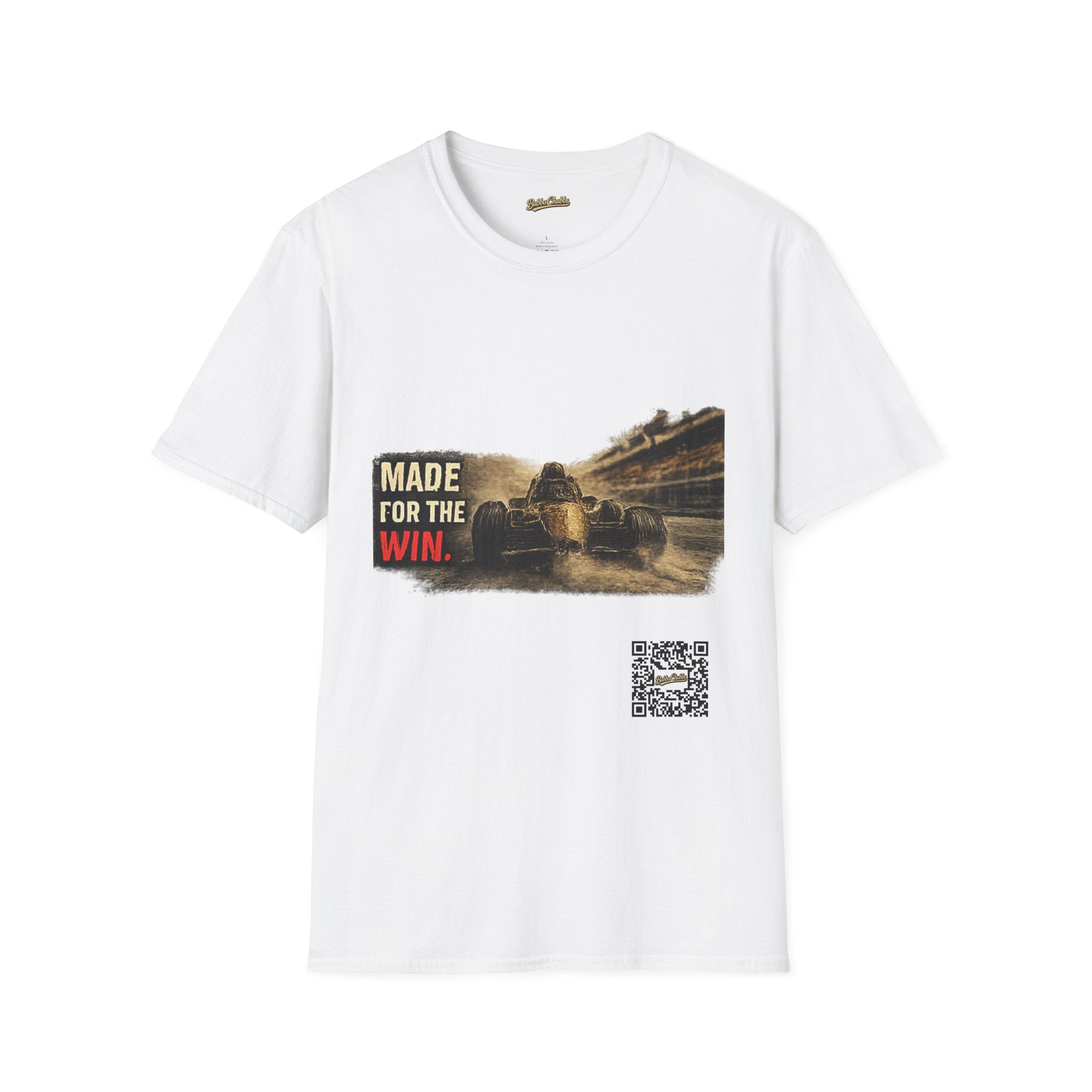 BubbaChubbs Race Day Made for it Front Graphic Tee Printify