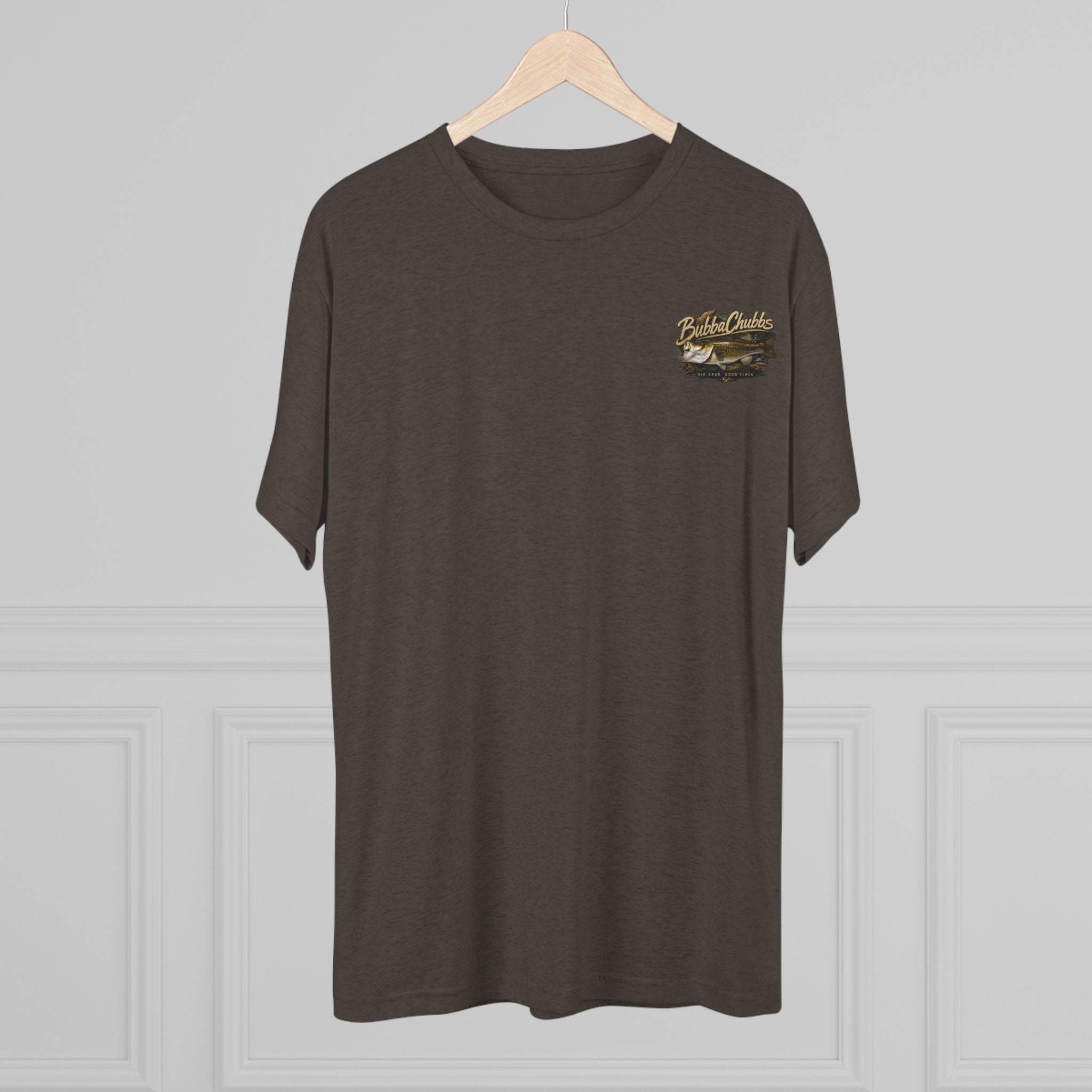 BubbaChubbs Bass Eli Minimalist Logo Tee — Adventure Outdoor Crew Shirt Printify