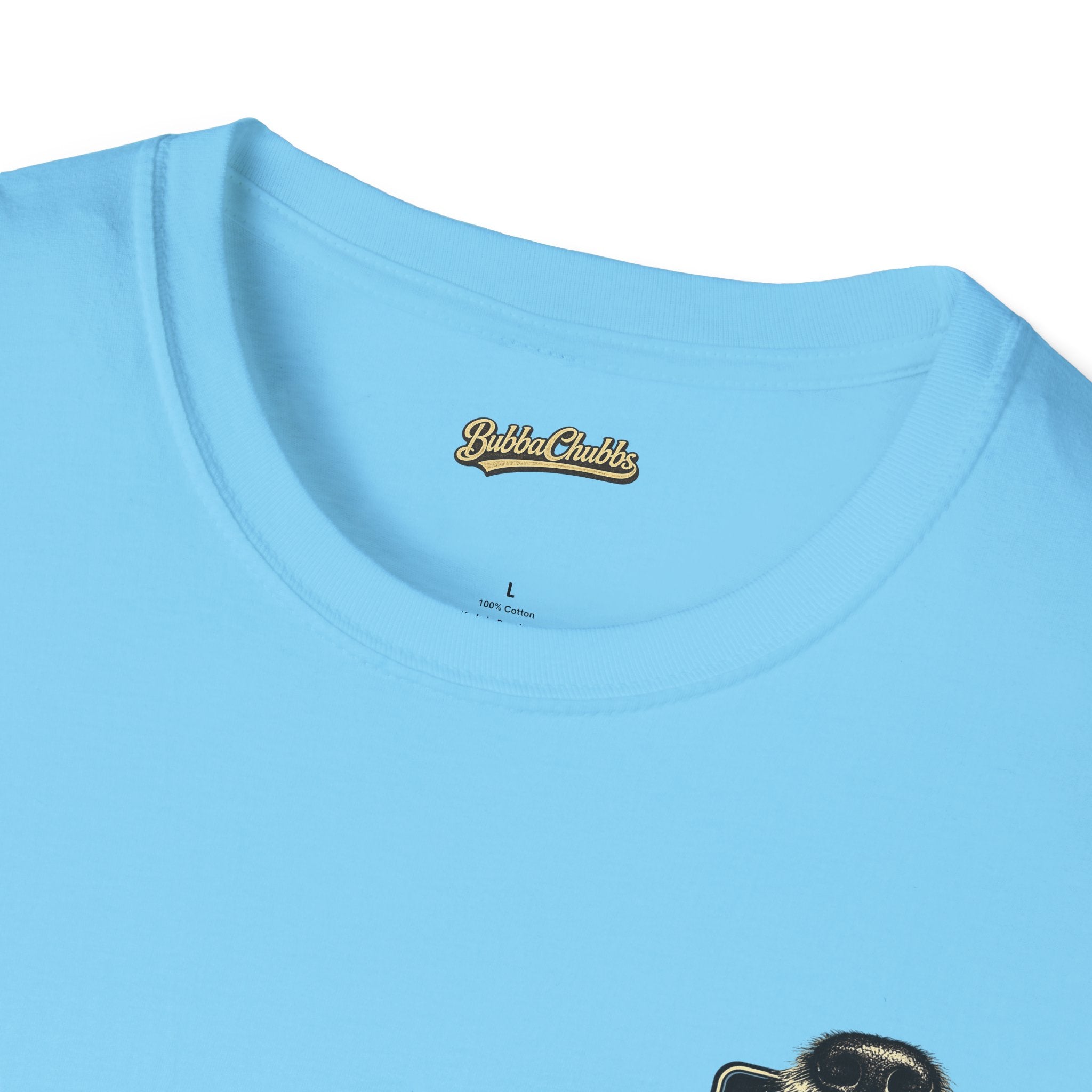 BubbaChubbs Never Stop Being Nosey Small Logo Short-Sleeve Tee - BubbaChubbs Brand