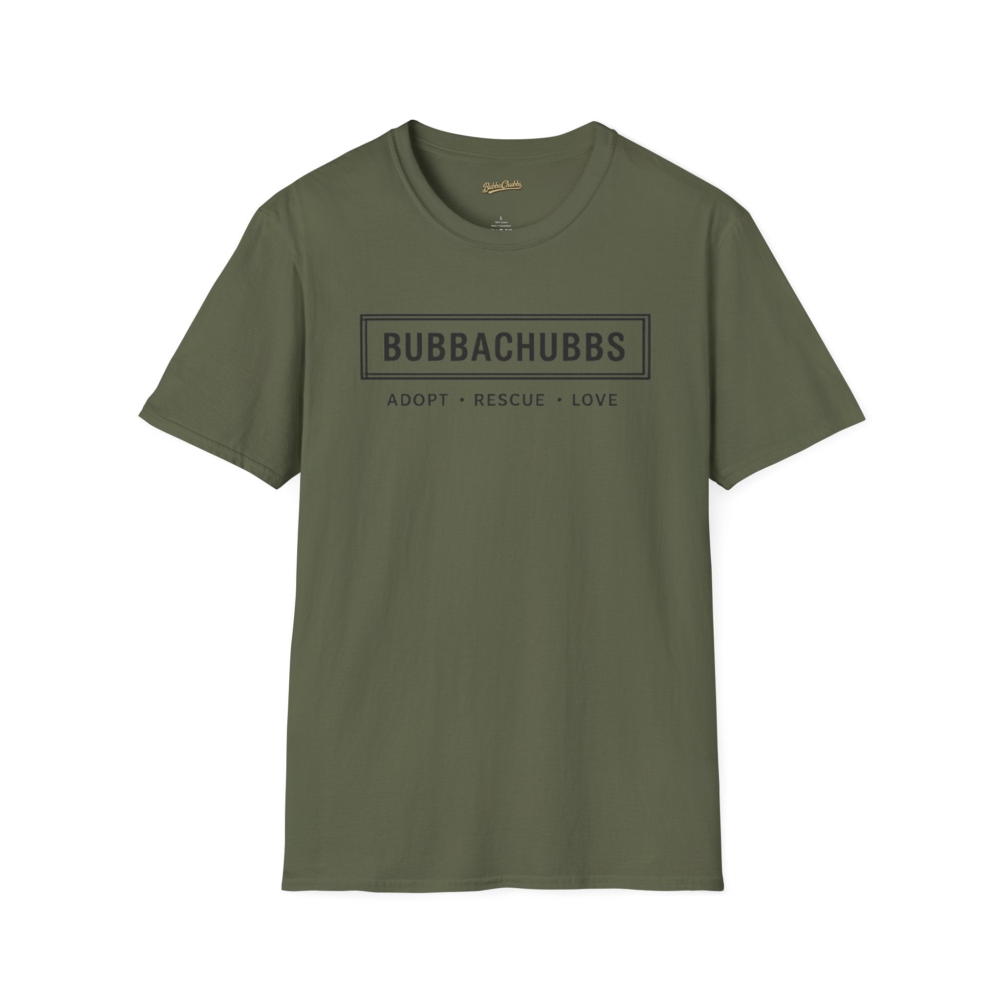 BubbaChubbs Adopt Rescue and Love Tee Printify