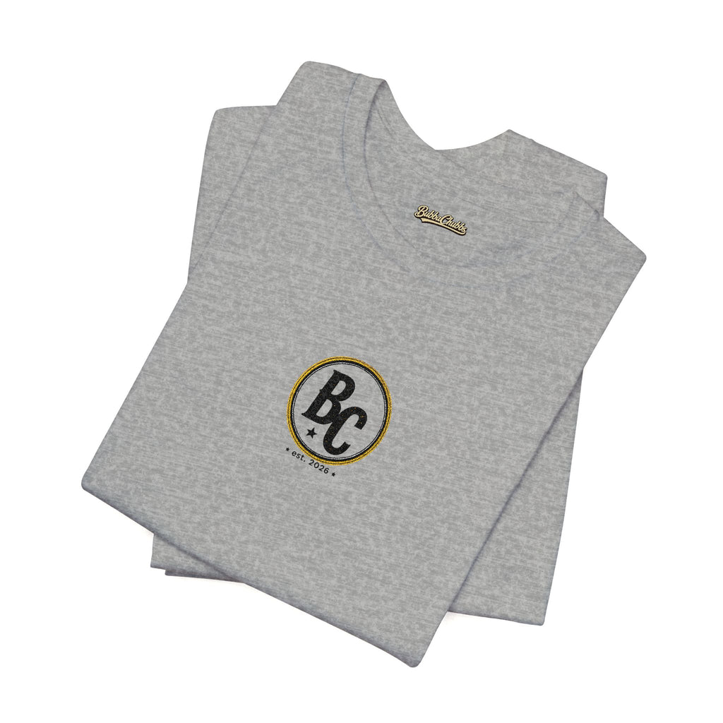 BubbaChubbs - Embroidered Logo - Unisex Jersey Short Sleeve Tee