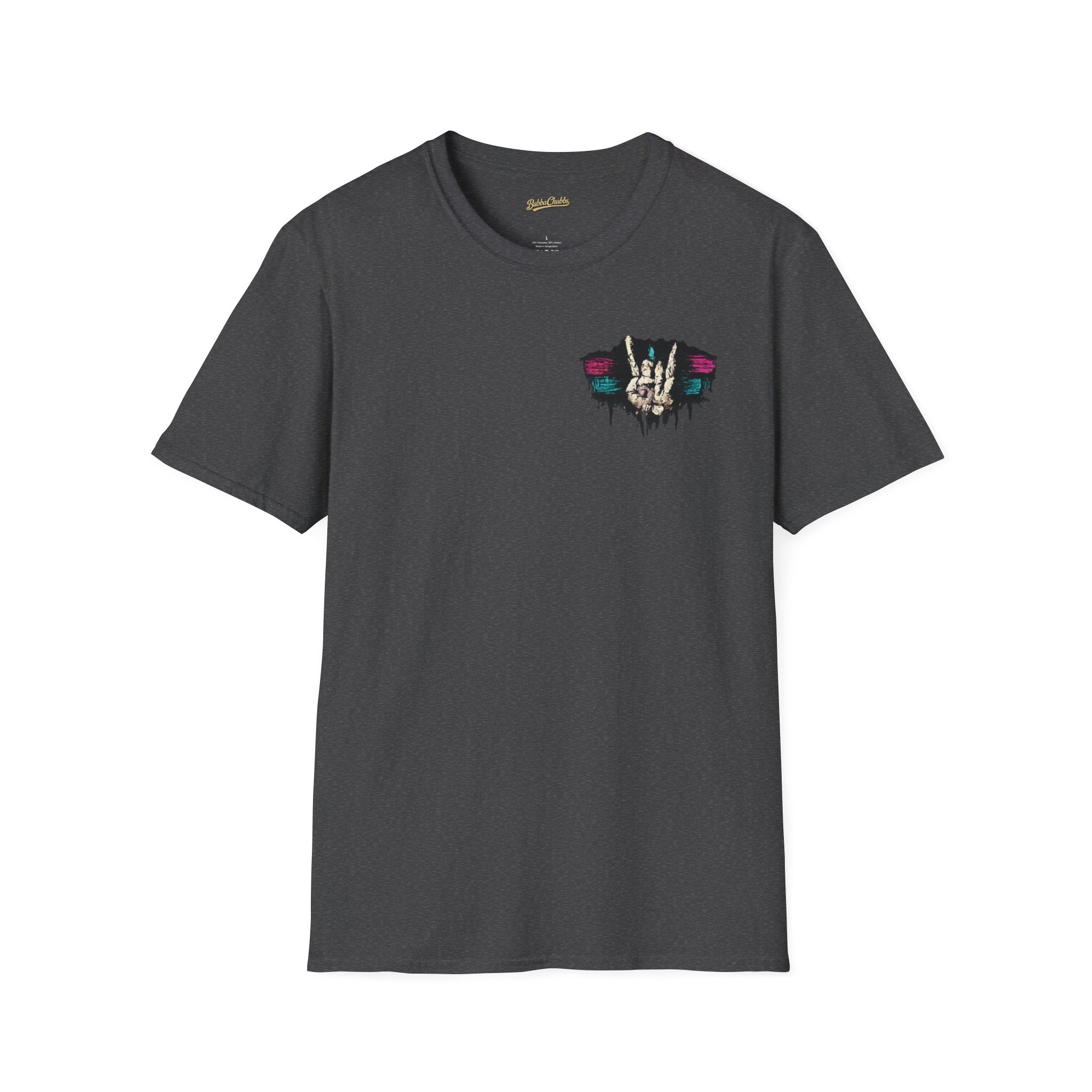 BubbaChubbs Skull Fingers Peace Tee - BubbaChubbs Brand