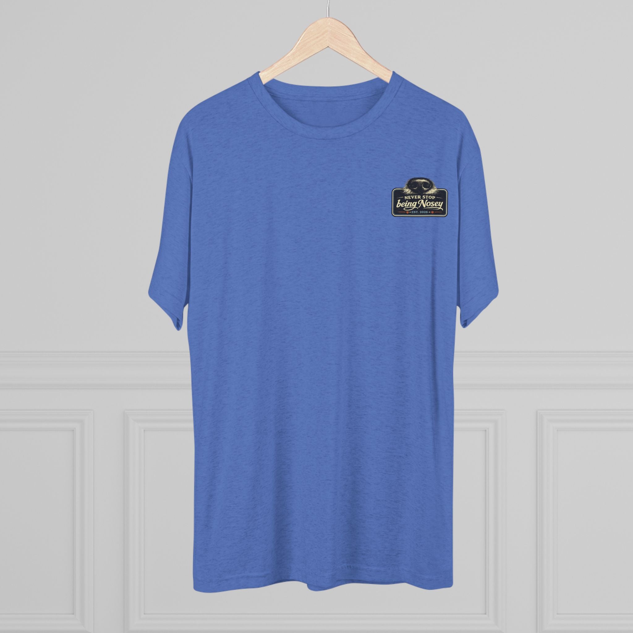 BubbaChubbs Never Being Nosey Minimalist Logo Tee — Adventure Outdoor Crew Shirt - BubbaChubbs Brand