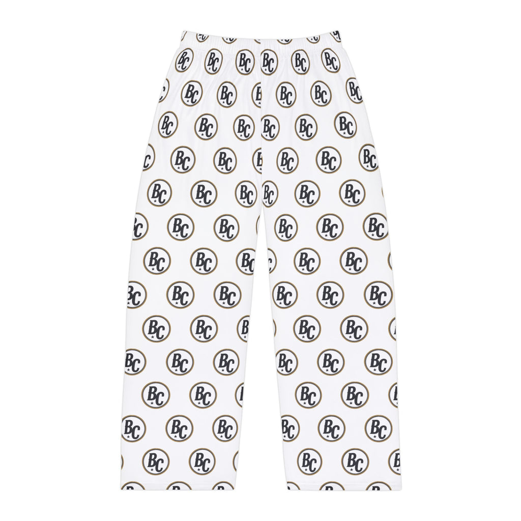 Men's BubbaChubbs Pajama Pants - All-Over BC Logo Lounge Sleepwear Printify