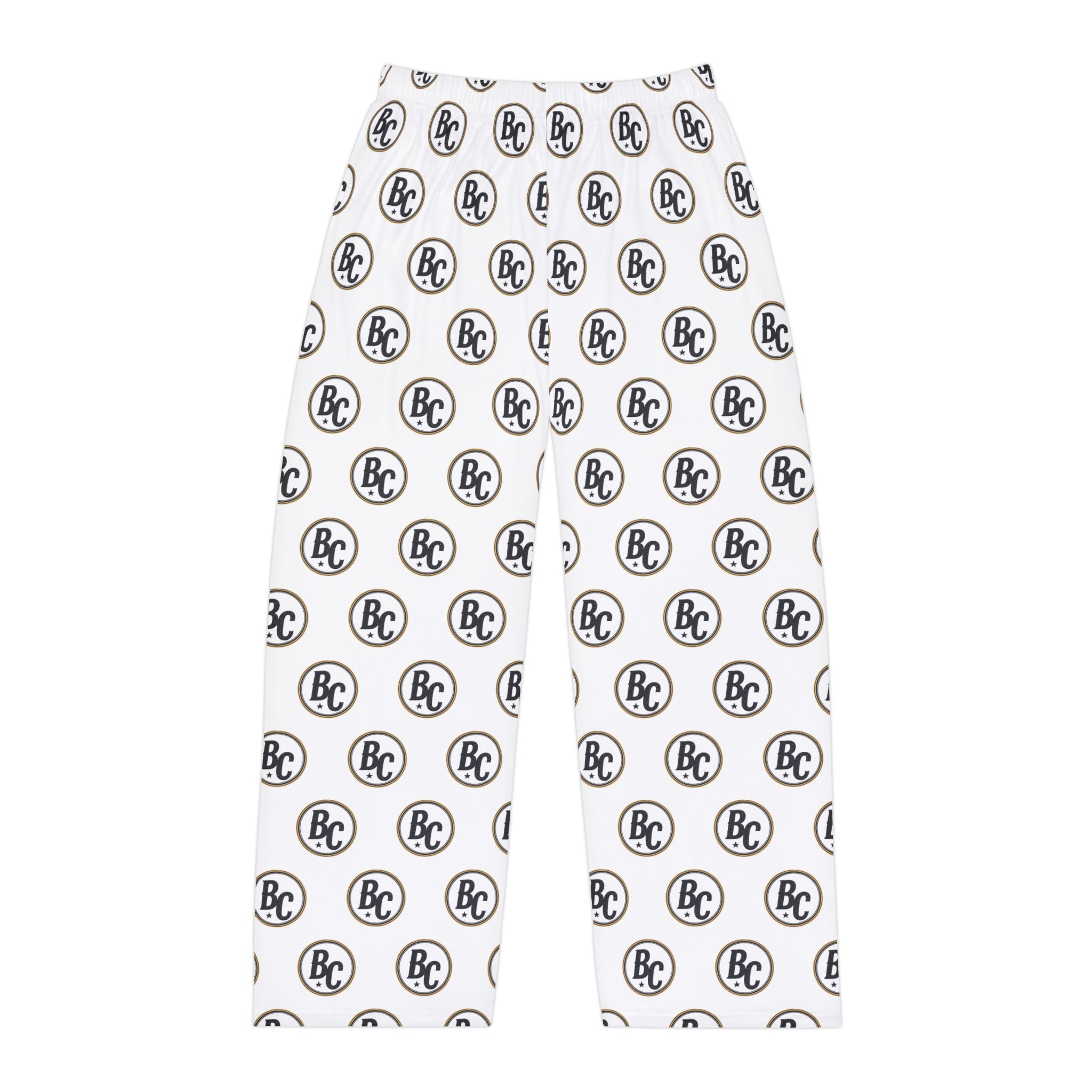 Men's BubbaChubbs Pajama Pants - All-Over BC Logo Lounge Sleepwear Printify