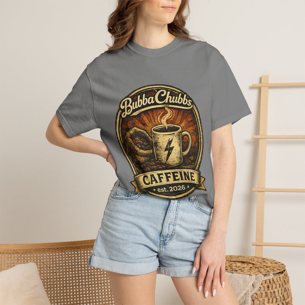 Coffee Jolt Graphic Tee | BubbaChubbs Get Out Stay Wild T-Shirt