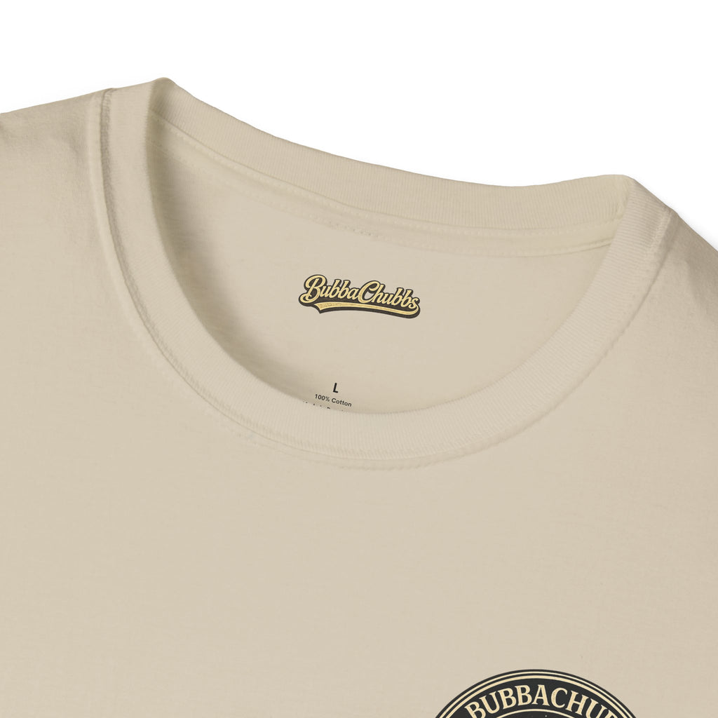 BubbaChubbs Himself Chest Full Small Logo Short-Sleeve Tee - BubbaChubbs Brand