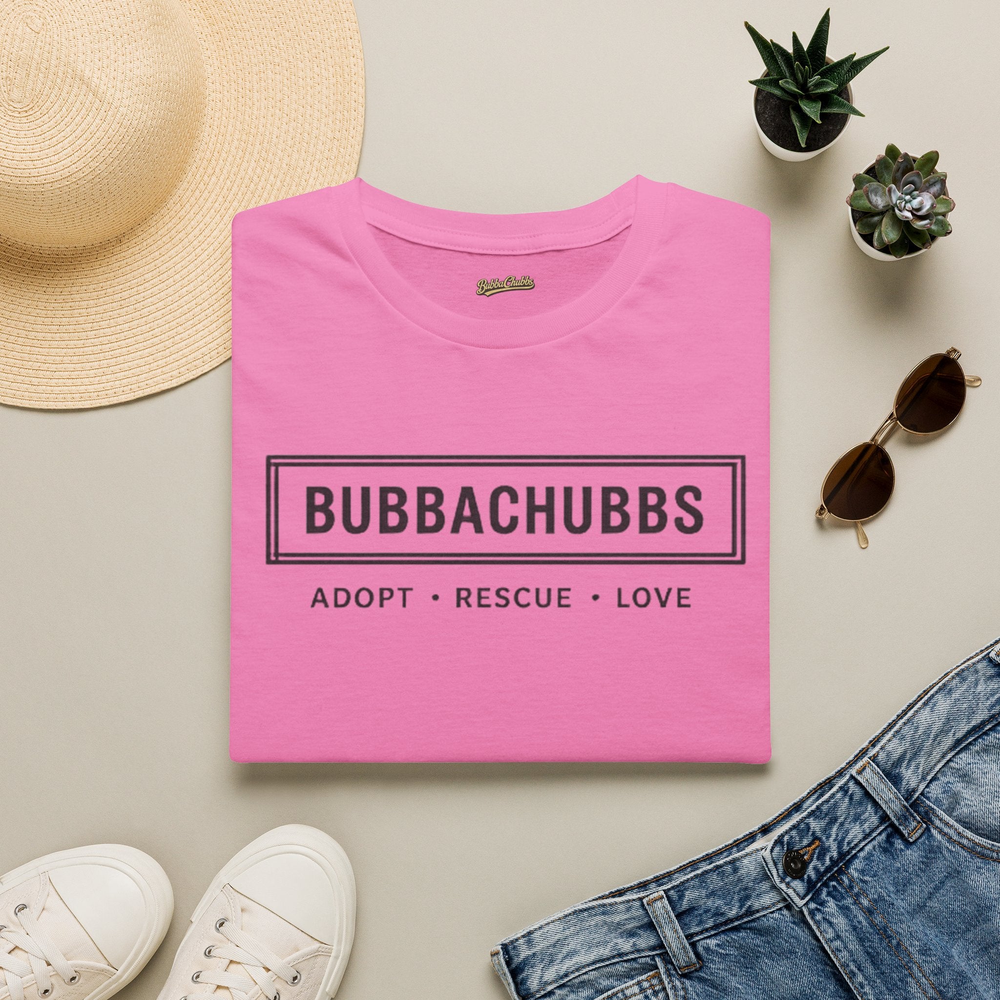 BubbaChubbs Adopt Rescue and Love Tee Printify