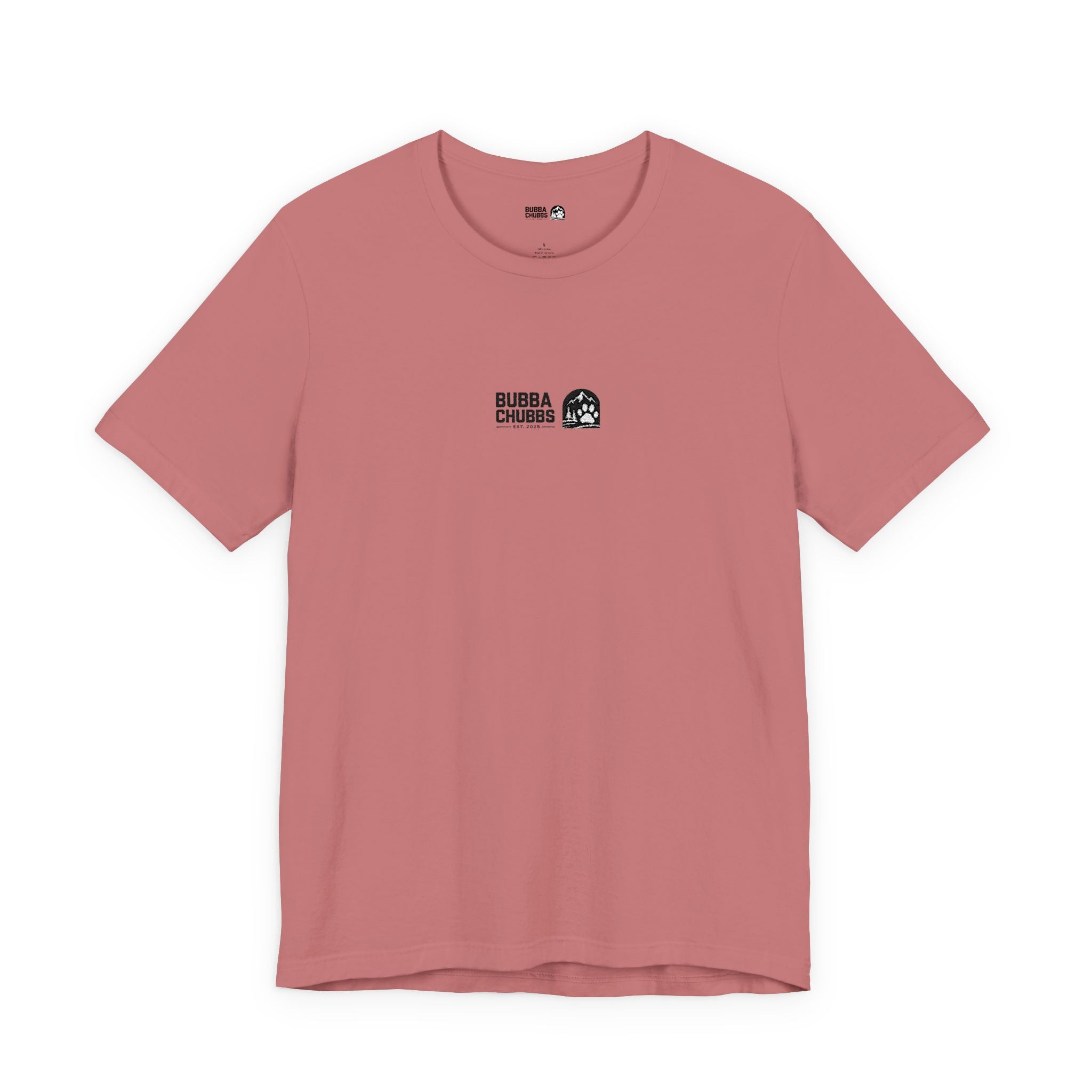 BubbaChubbs - Embroidered Logo - Unisex Jersey Short Sleeve Tee Printify