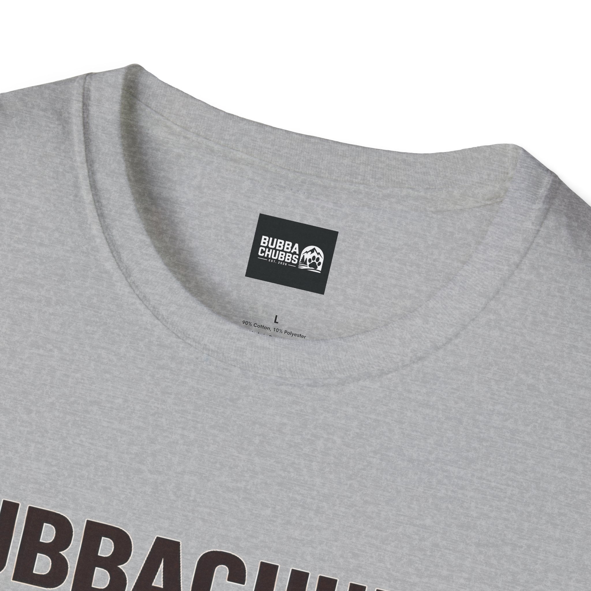 BubbaChubbs Logo front Coordinates Short-Sleeve Tee - BubbaChubbs Brand