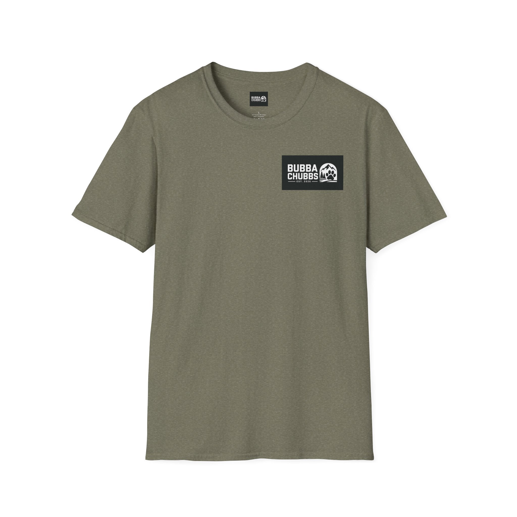 BubbaChubbs Updated Modern Logo Short-Sleeve Tee - BubbaChubbs Brand