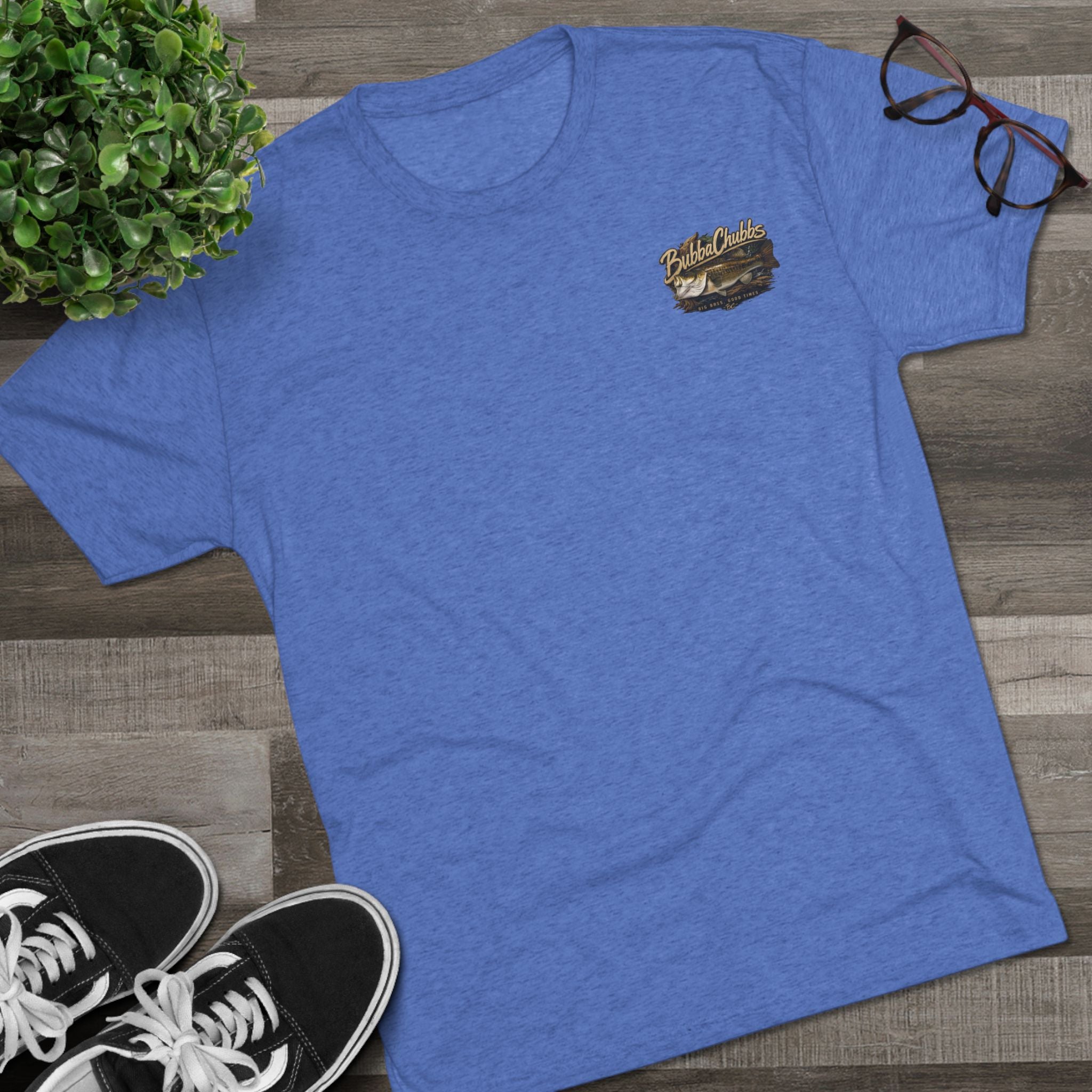 BubbaChubbs Bass Eli Minimalist Logo Tee — Adventure Outdoor Crew Shirt Printify