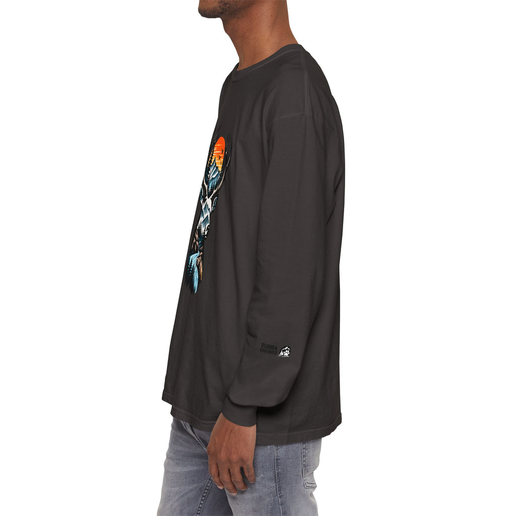 Deer Mountain Sunset Long Sleeve Tee