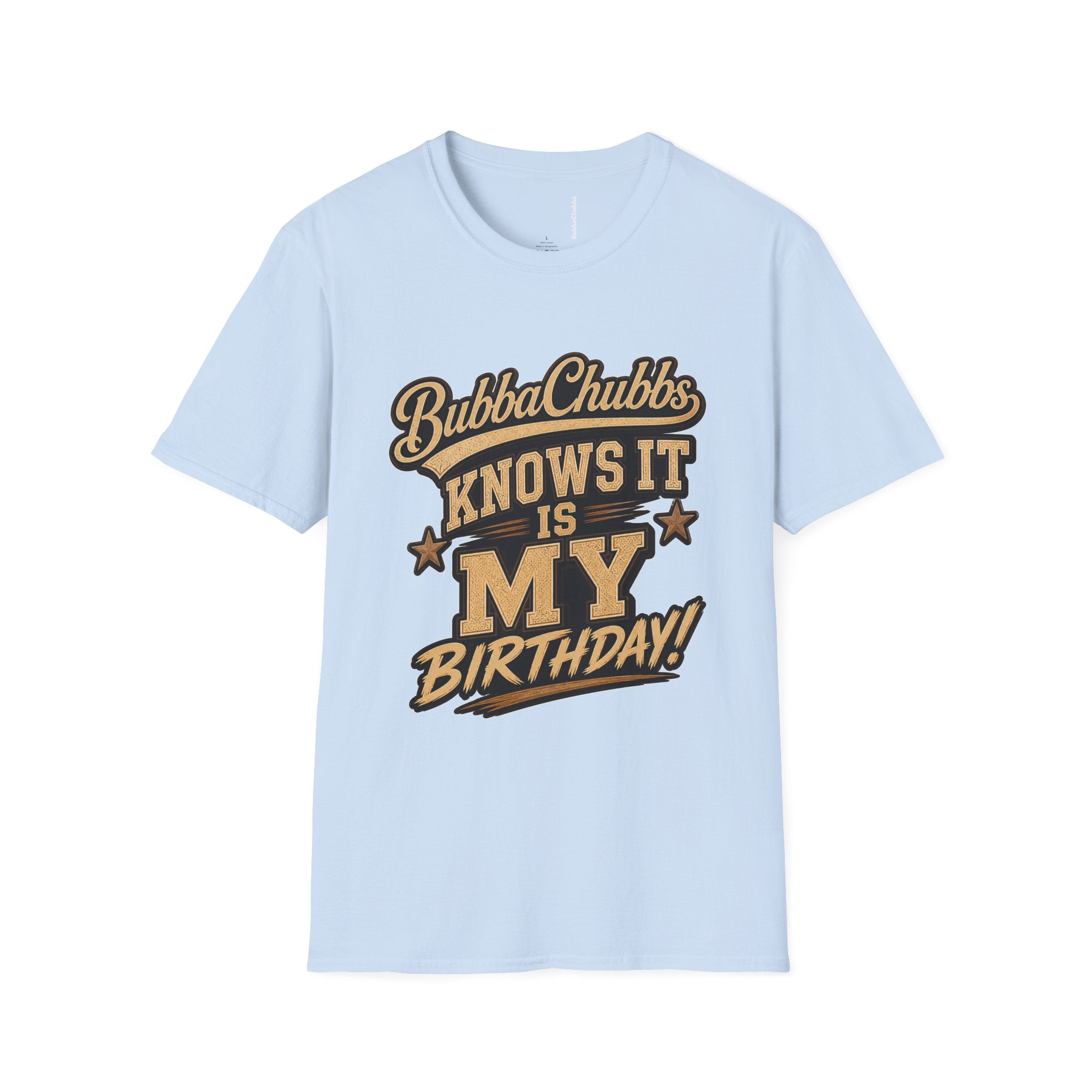 Birthday Graphic Tee | BubbaChubbs Celebration T-Shirt Gift