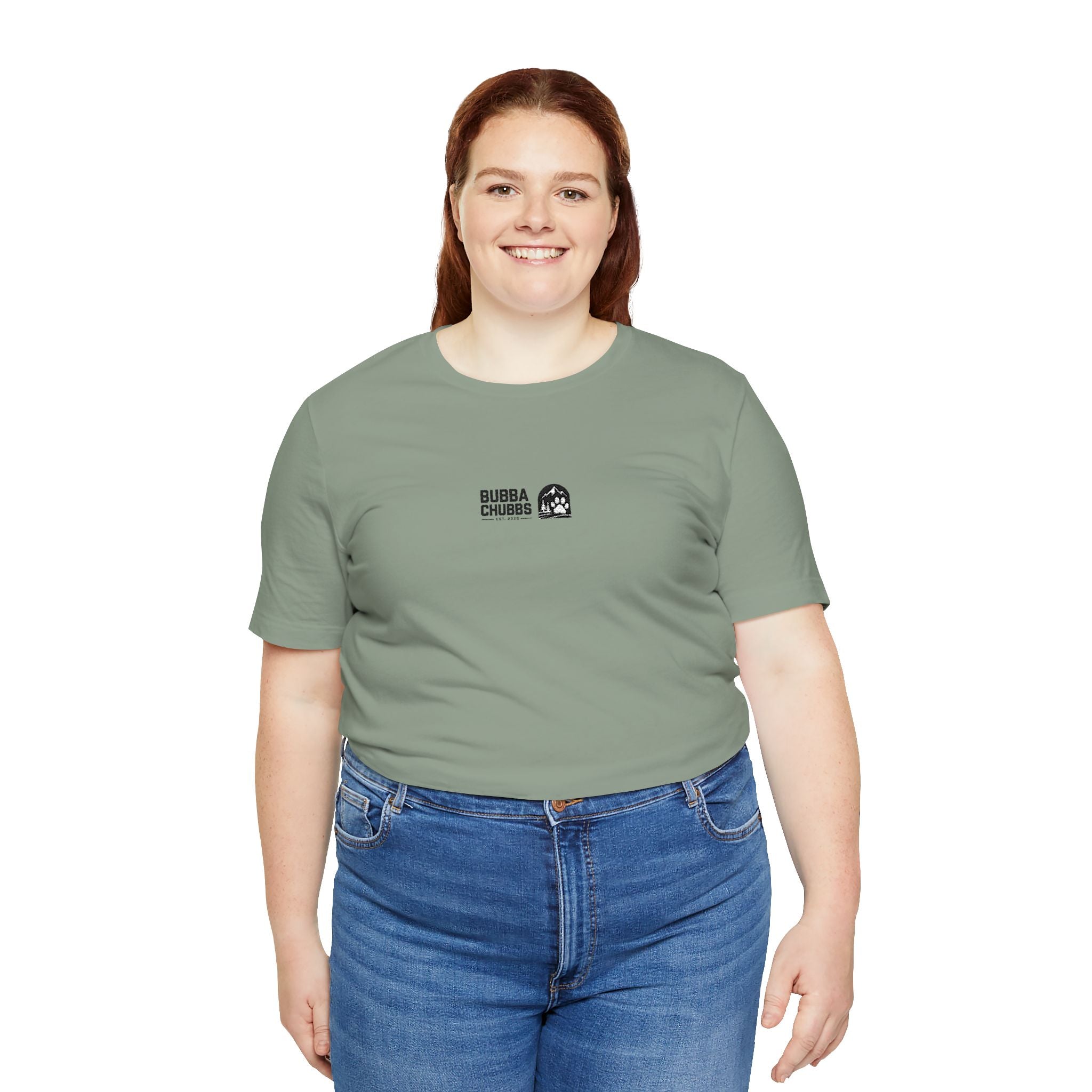 BubbaChubbs - Embroidered Logo - Unisex Jersey Short Sleeve Tee Printify