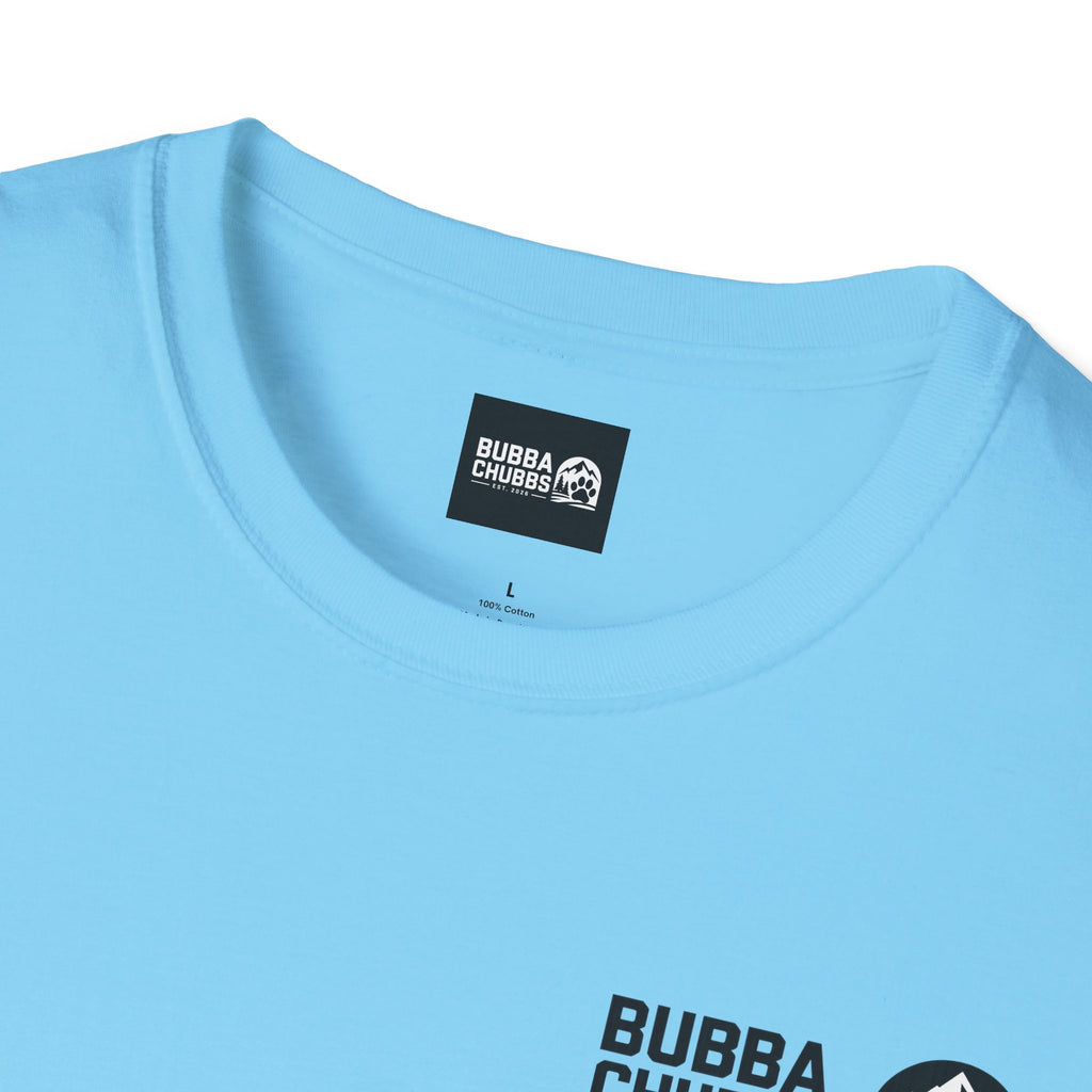 BubbaChubbs Updated Modern Logo Transparent Short-Sleeve Tee - BubbaChubbs Brand