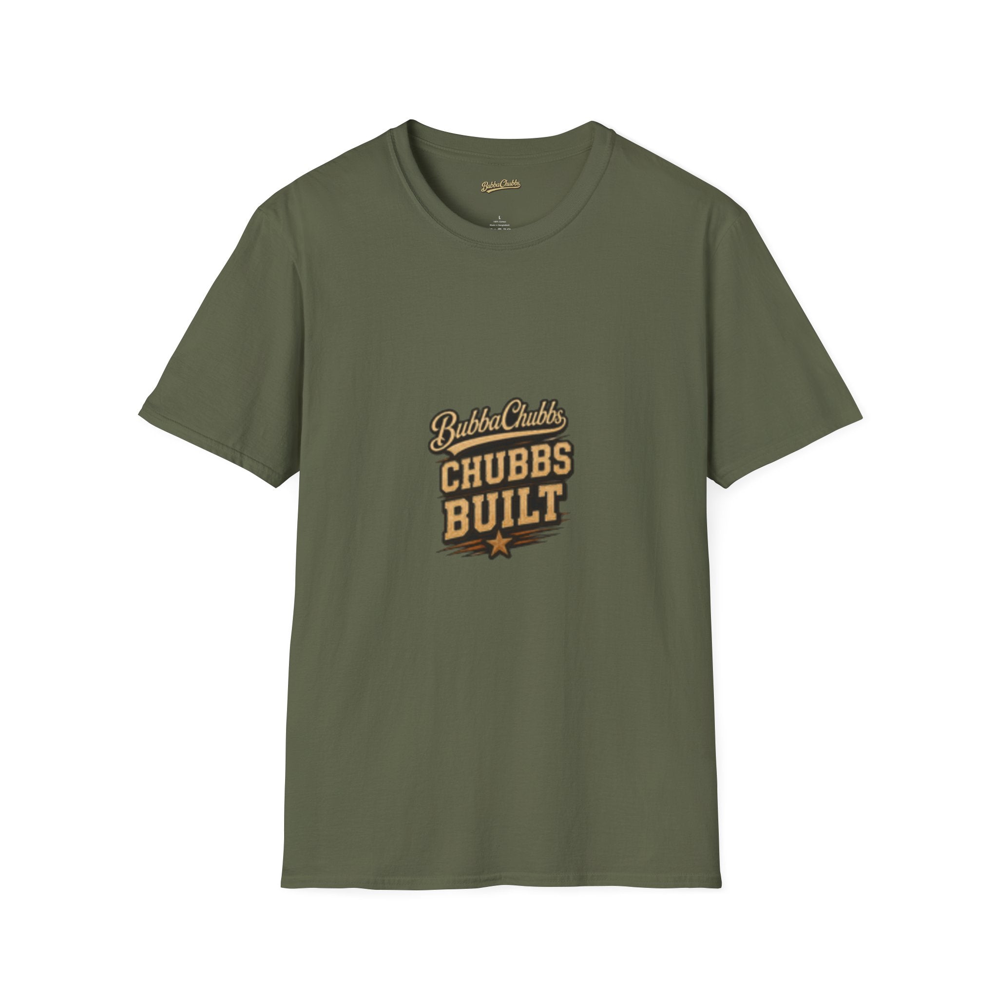 Powered by Chubbs Graphic Tee | BubbaChubbs Statement T-Shirt