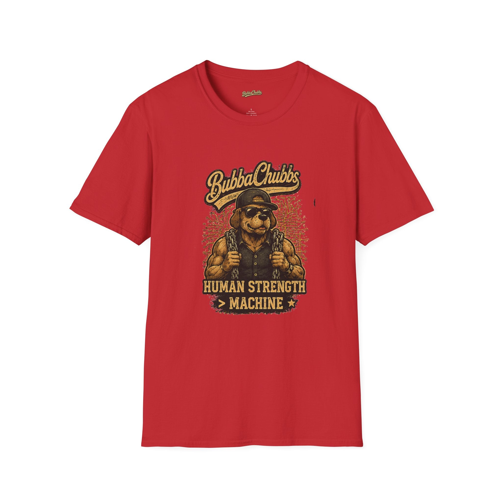 Human Strength Graphic Tee | BubbaChubbs Motivational T-Shirt